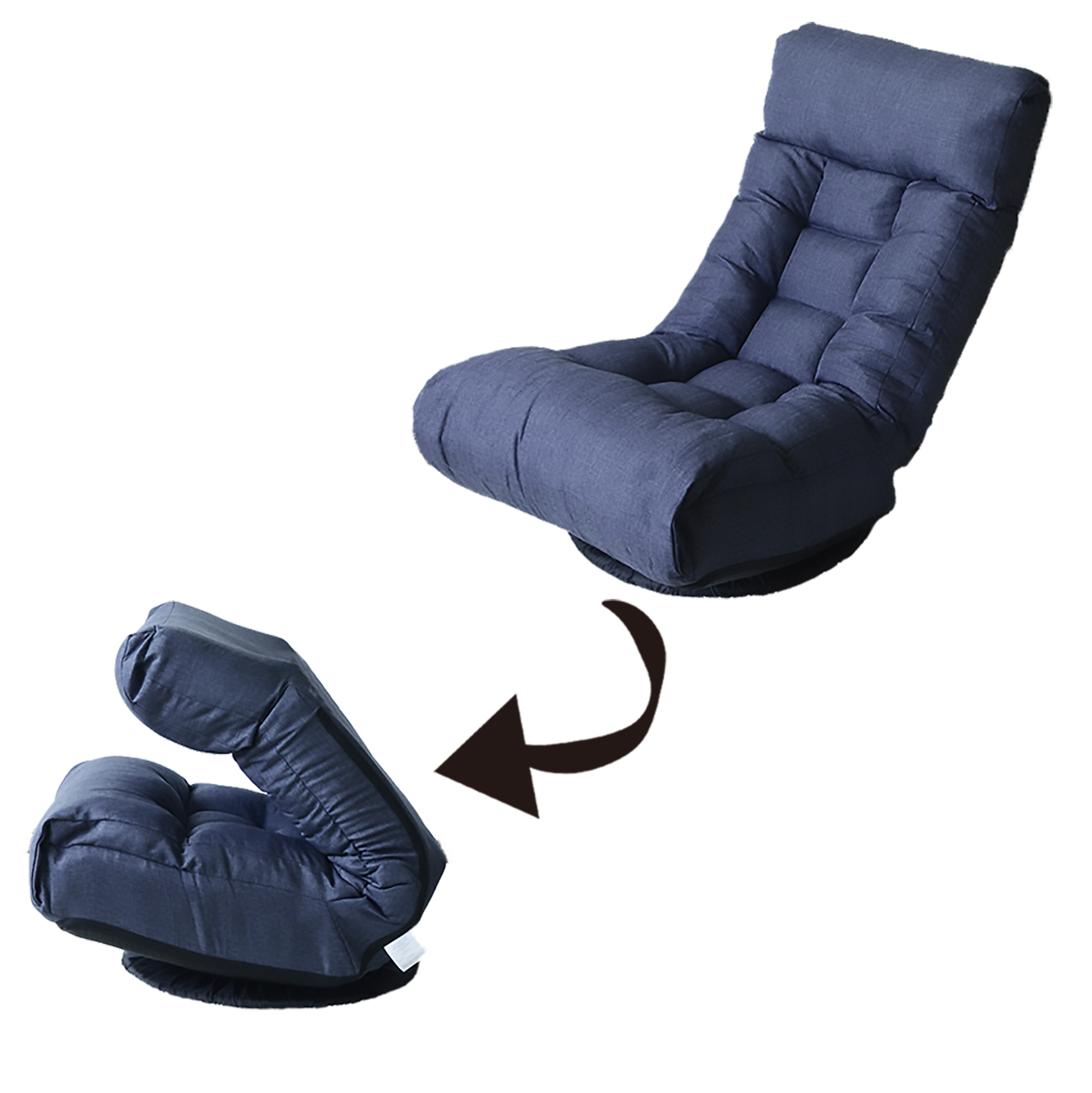 floor chair single sofa reclining chair Japanese chair lazy sofa tatami balcony reclining chair leisure sofa adjustable chair