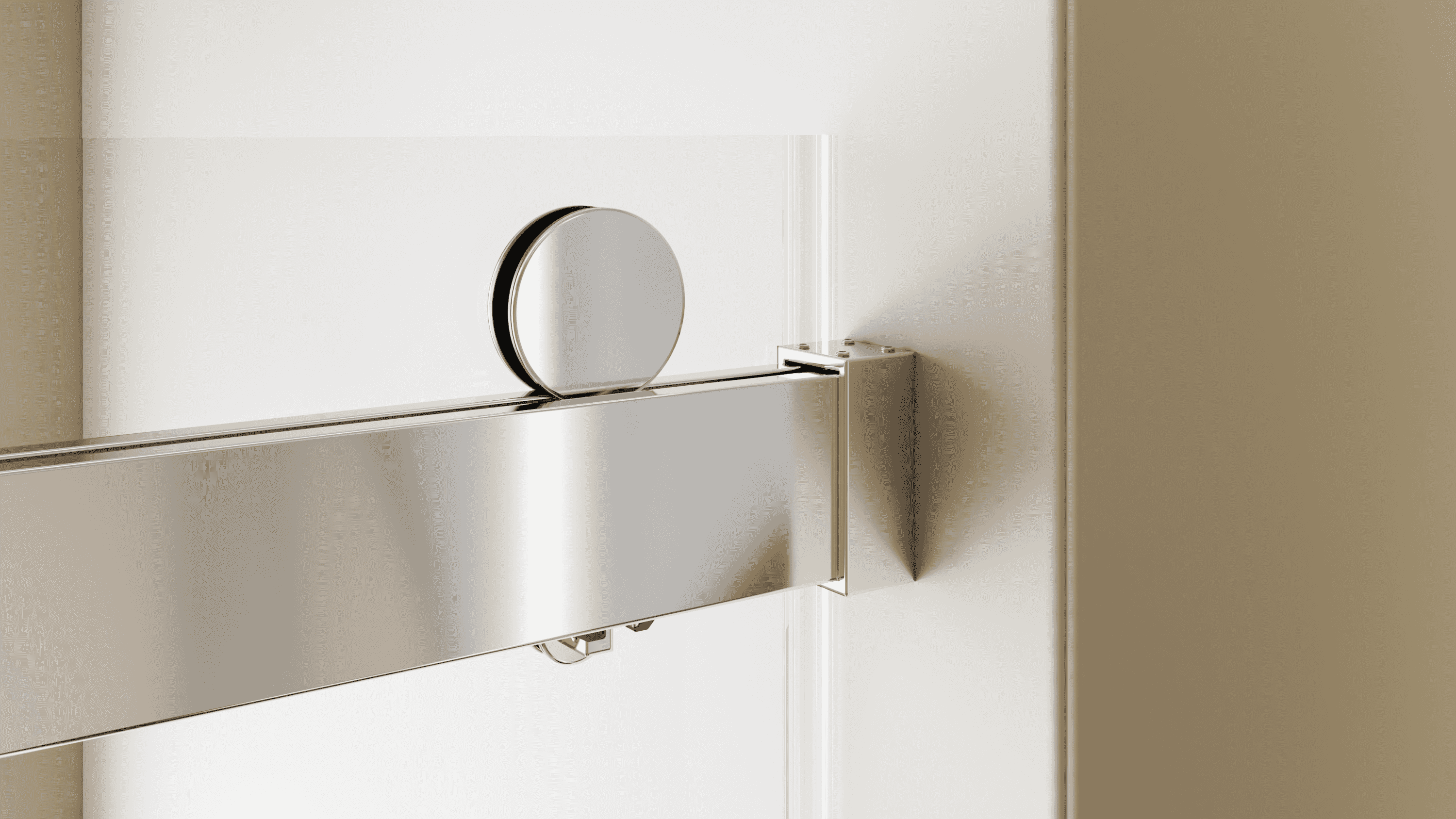 56-60" W x 76"H Frameless Double Sliding Soft-Close Shower Door in Chrome, 3/8 inches (10mm) Thick SGCC Tempered Glass Door