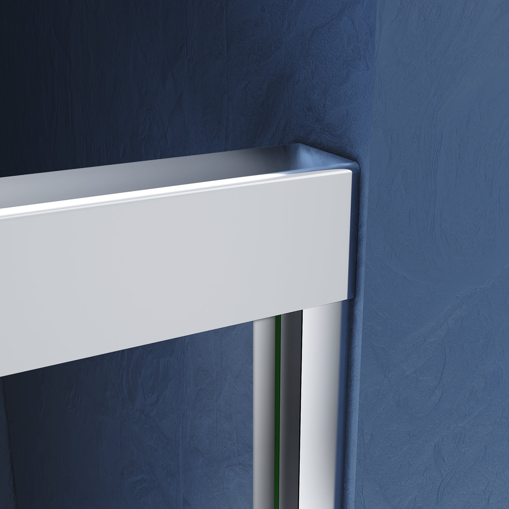 56-60 x 60 in Frameless Sliding Tub Door - 56-60 x 62 in / Chrome view 6