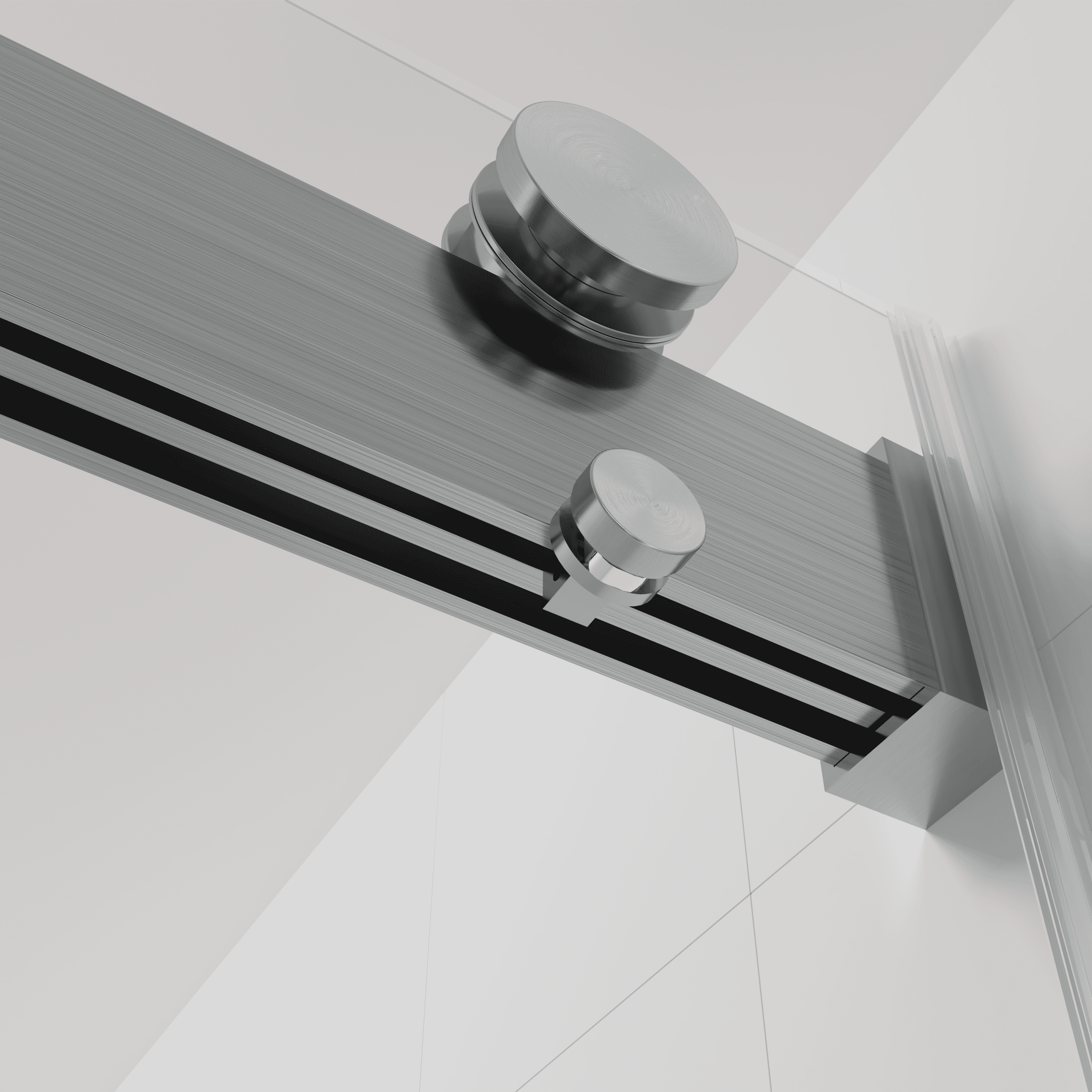 (44-48"W x 76"H), (56-60"W x 76"H), (68-72"W x 76"H) Double Sliding Frameless Soft-Close Shower Door with Premium 3/8 Inch (10mm)