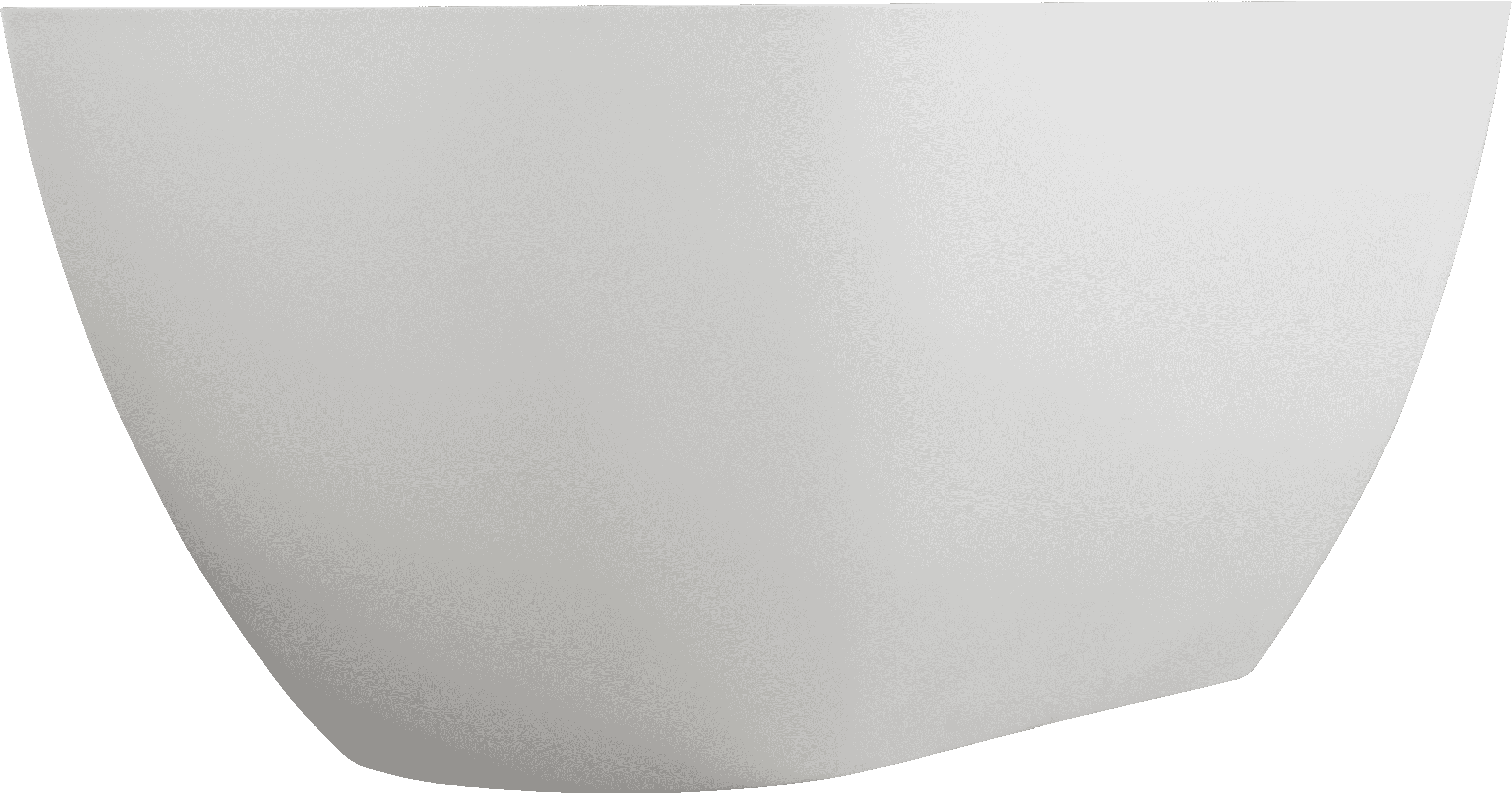 63" Freestanding Solid Surface Bathtub, Luxury Engineered Stone Resin Freestanding Soaking Bathtub with Overflow and Pop-up Drain for Contemporary Bathroom, Matte White 23S03-63MW