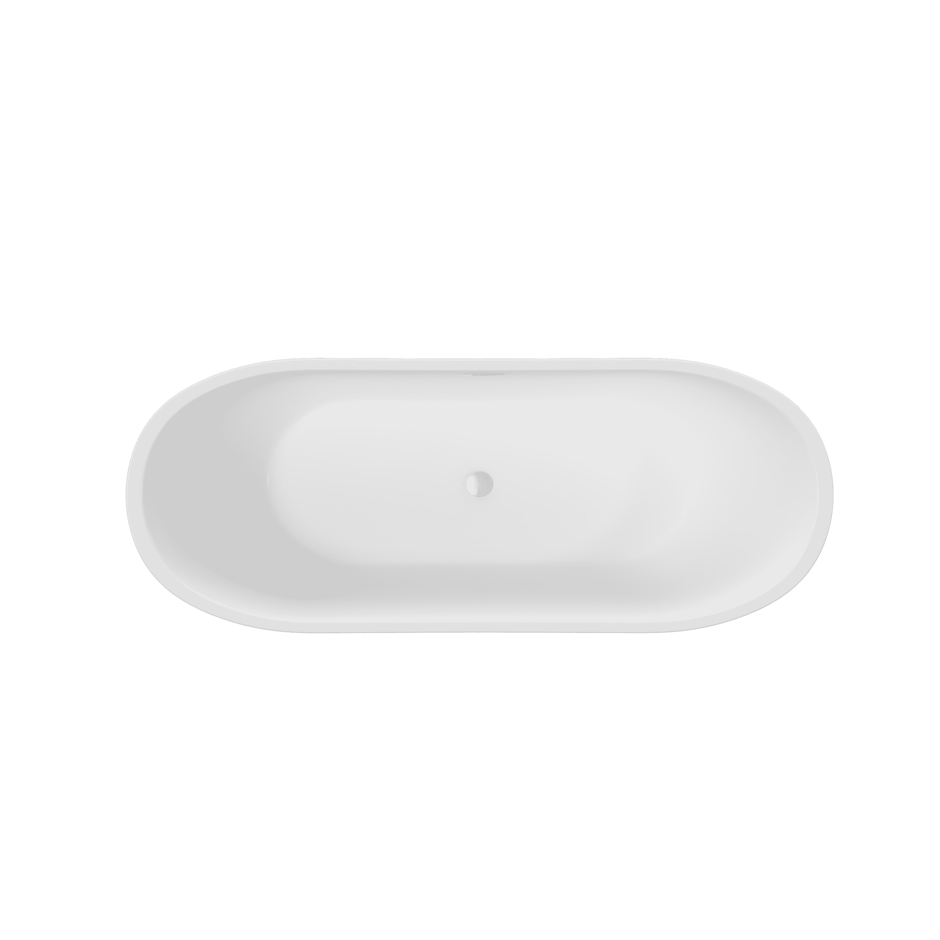 67'' acrylic freestanding bathtub with unique diamond pattern design: spacious oval shape, Black finish, brushed nickel overflow and pop-up drain CUPC Certificate