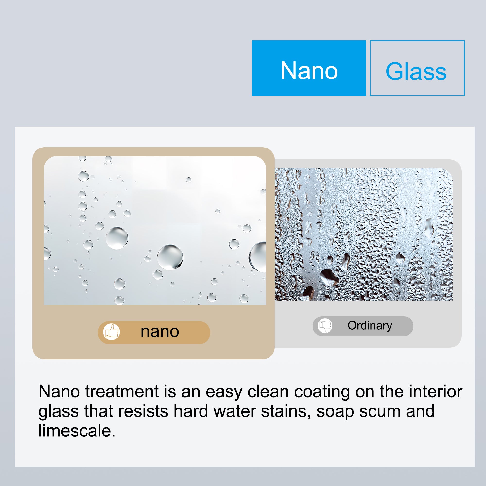 Soft-close shower door installation detail