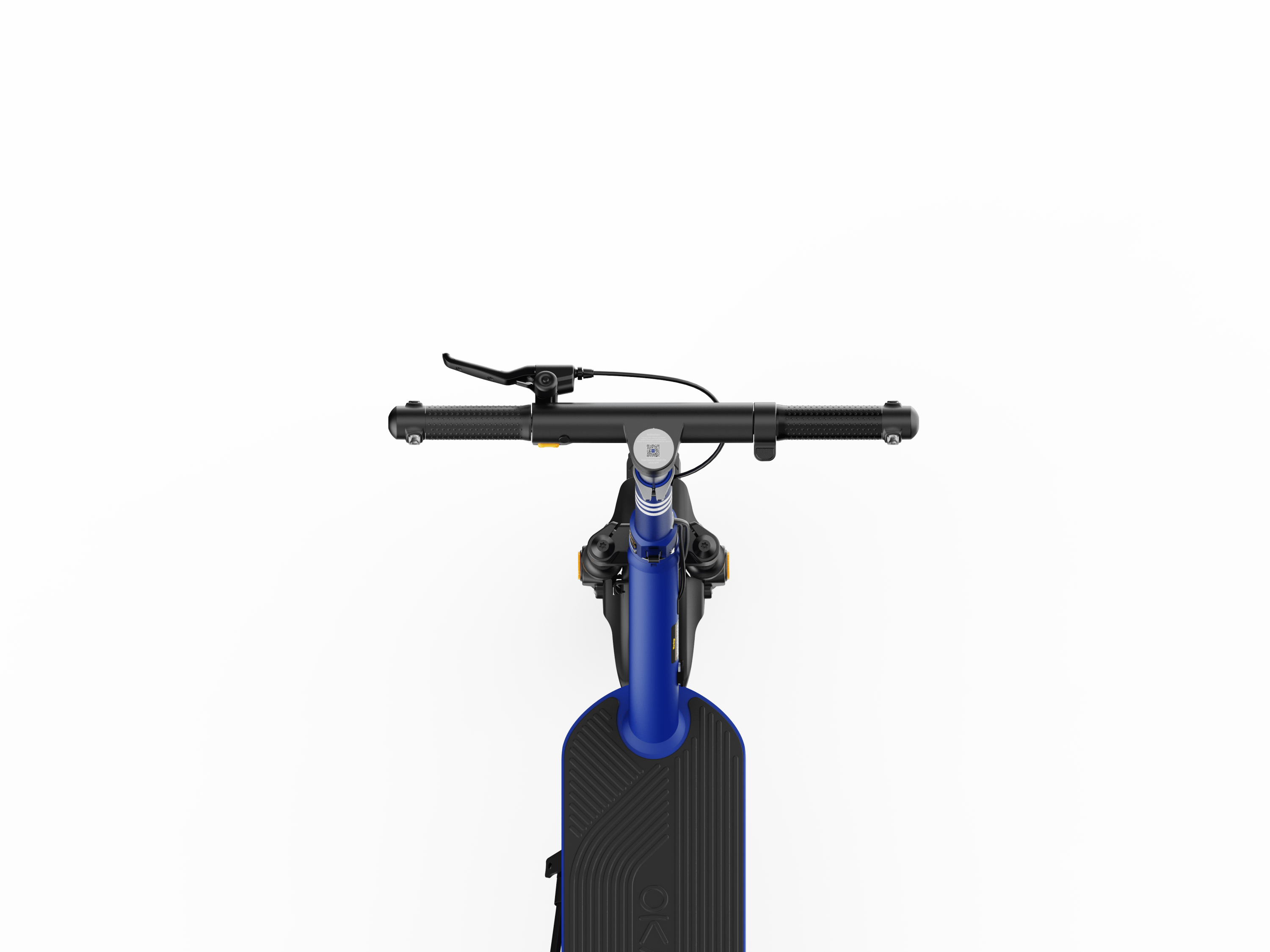Dual-Suspension Electric Scooter w/ 43.5 Miles Max Operating Range & 24 mph Max Speed - Blue