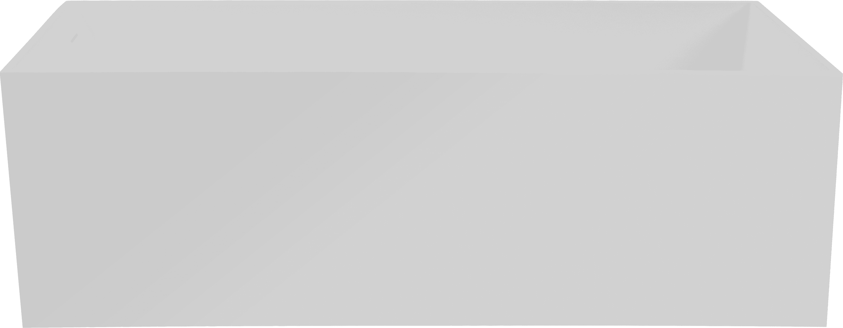 67" Freestanding Solid Surface Bathtub, Stone Resin Freestanding Bath Tub with Overflow and Pop-up Drain, Matte White 24S01-67MW