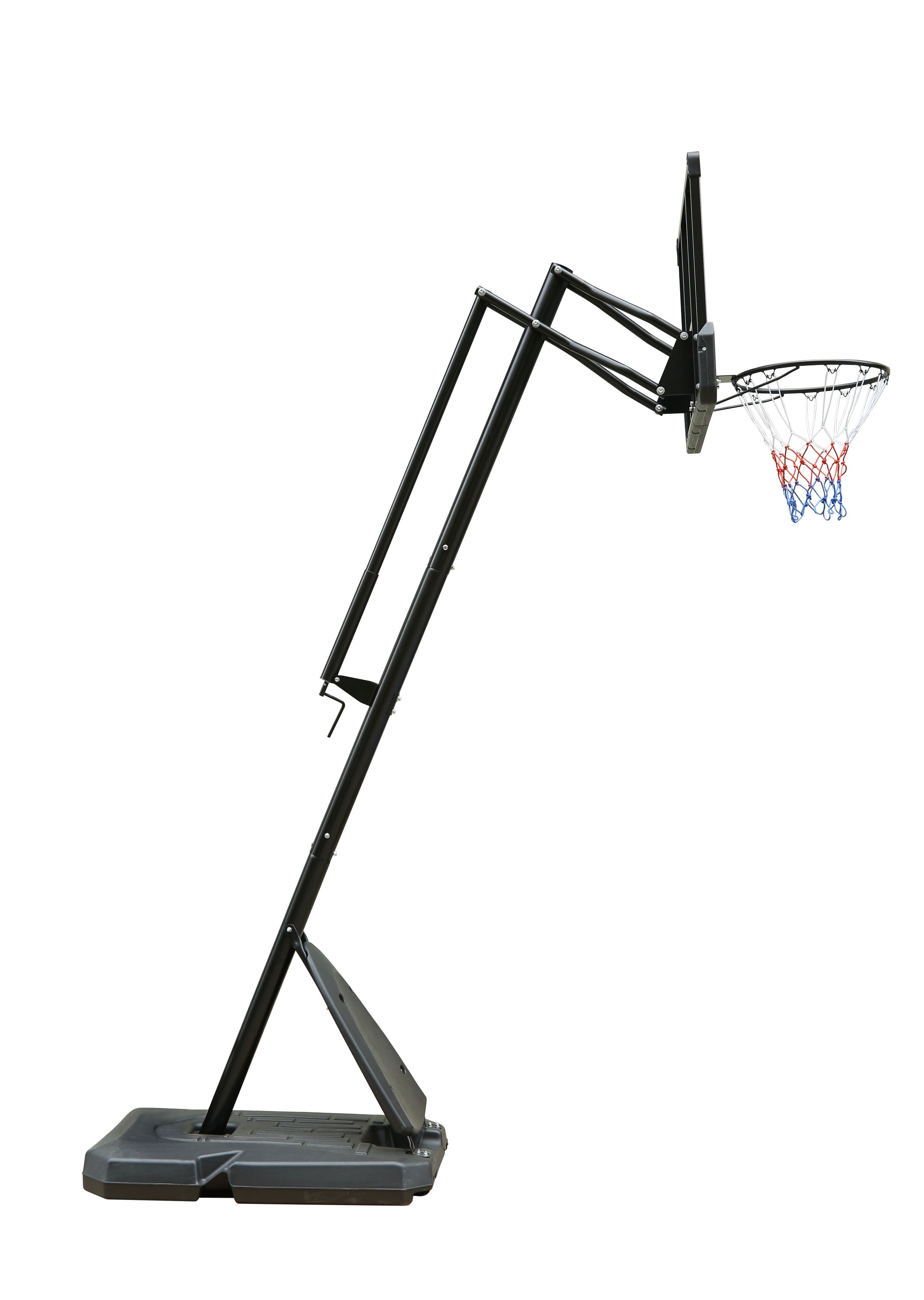 Use for Outdoor Height Adjustable 7.5 to 10ft Basketball Hoop 44 Inch Backboard Portable Basketball Goal System with Stable Base and Wheels