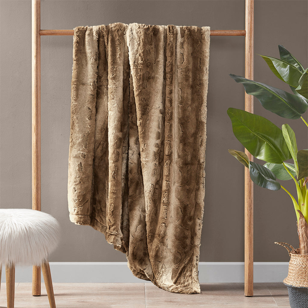 Oversized Faux Fur Throw