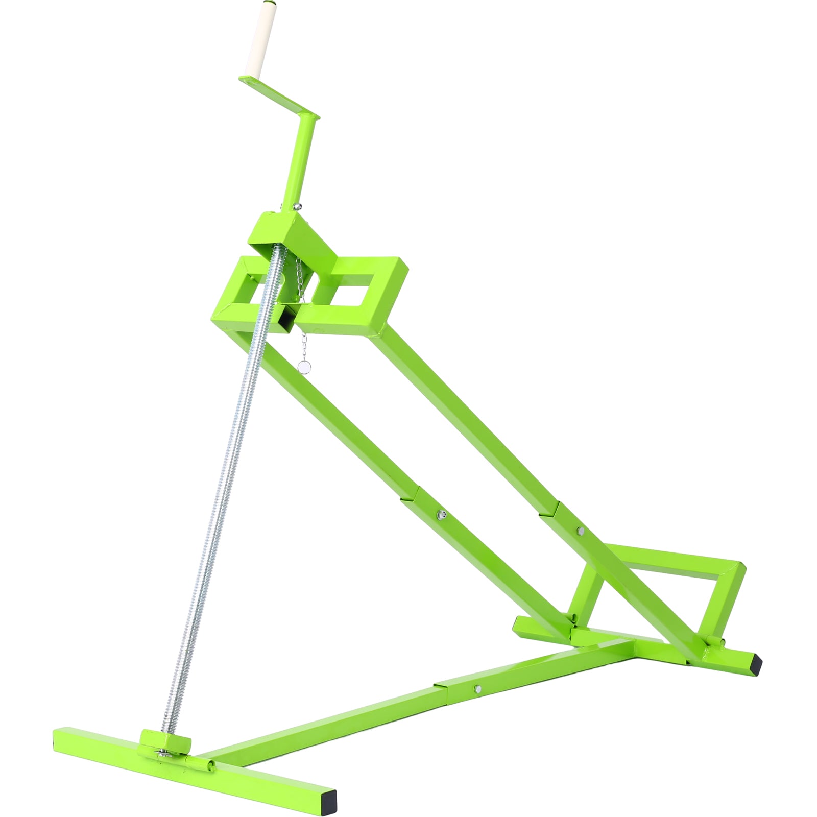 Easy Lawn Mower Lift for Riding Tractors , 800 Lbs Capacity Lawn Tractor Lifter, Ride-on Mower, Cleaning Aid, Universal, Lawn Tractor Lift, Lawn Tractor + 45° Tilt Adjustable, green