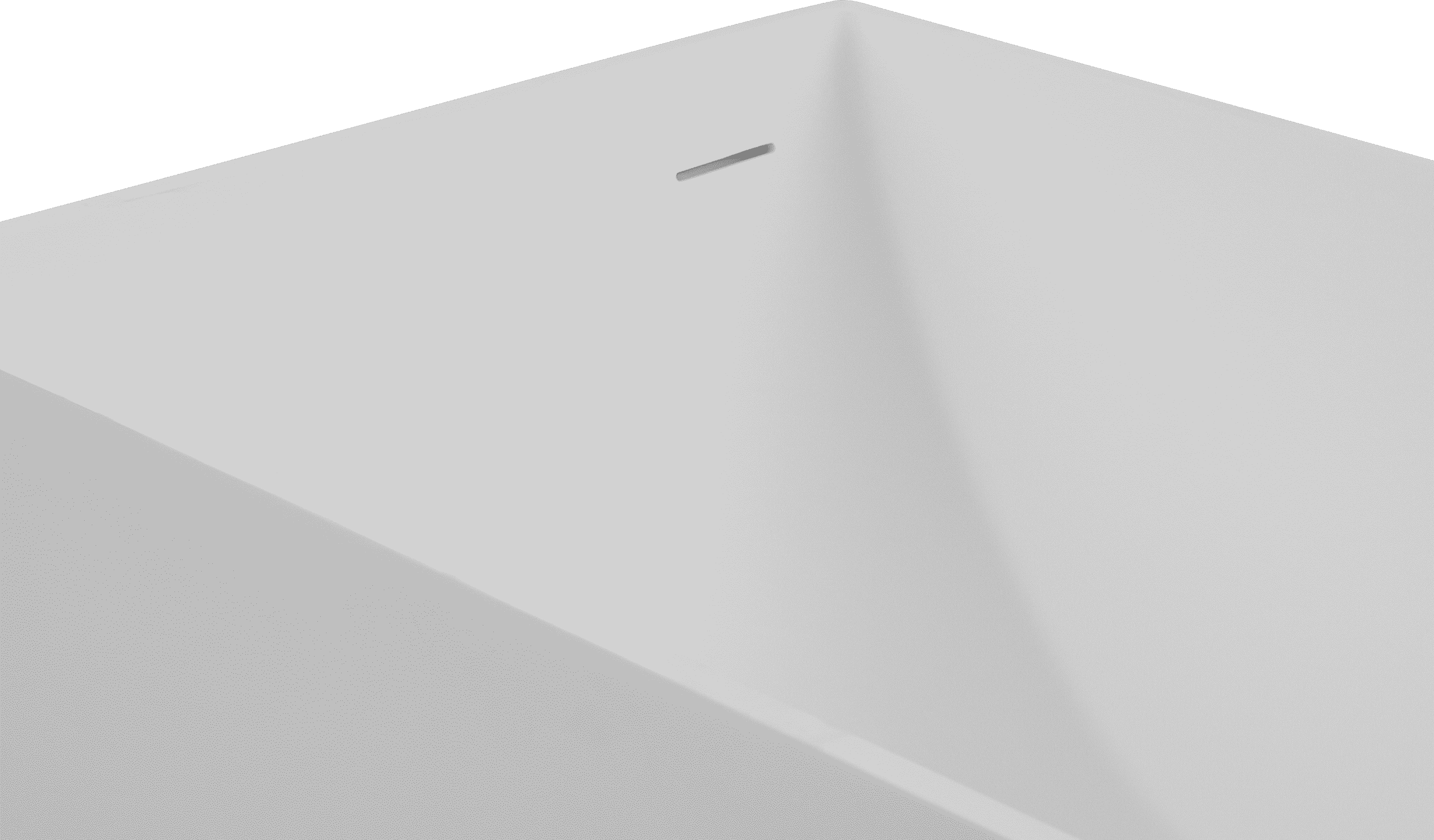 67" Freestanding Solid Surface Bathtub, Stone Resin Freestanding Bath Tub with Overflow and Pop-up Drain, Matte White 24S01-67MW