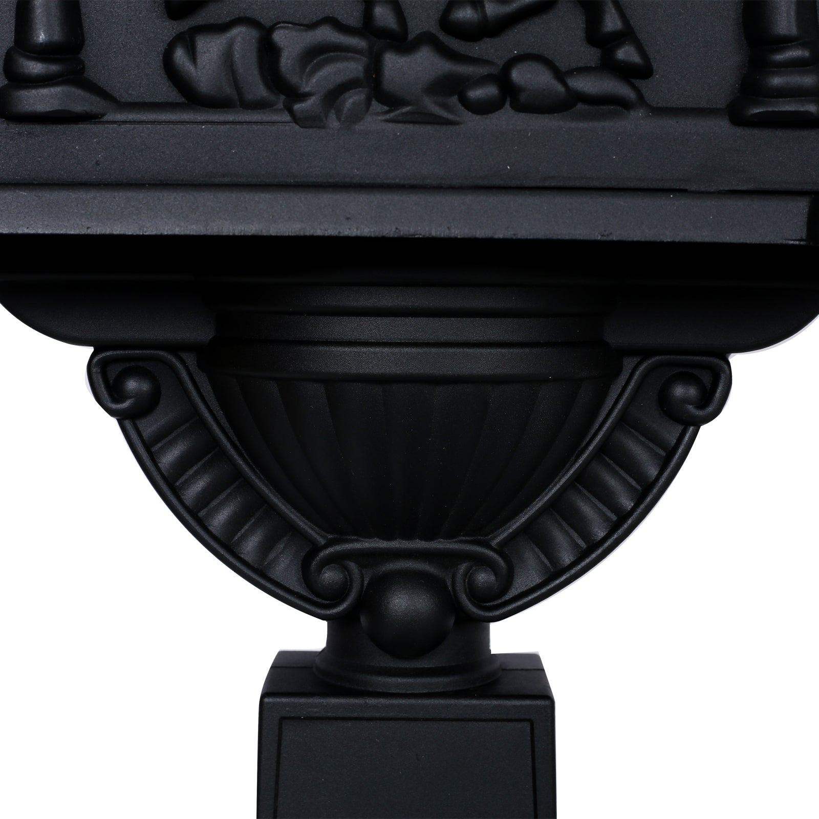 Cast Aluminum Mail Box,Postal Box , Mailbox Color Black