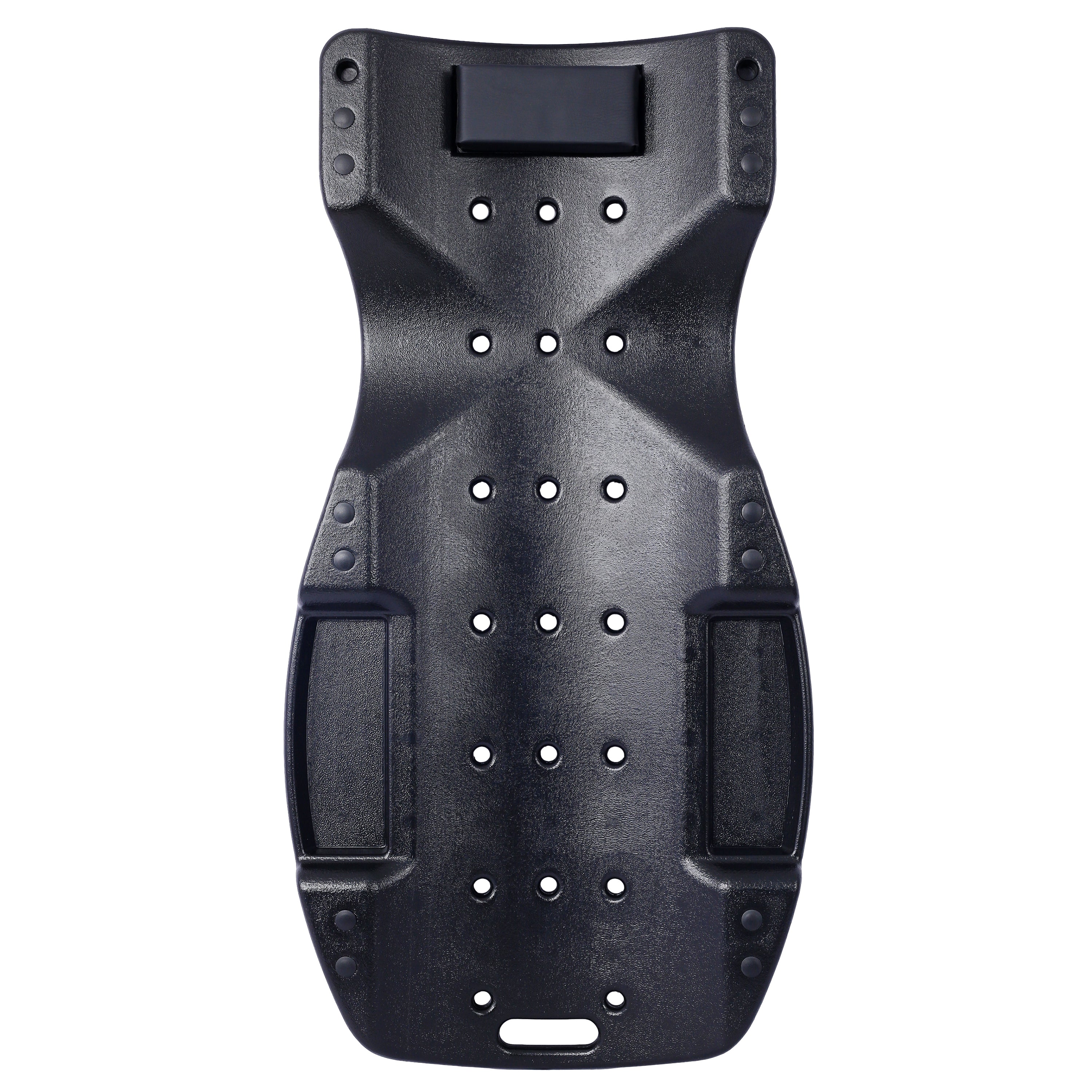 Plastic Creeper 48 Inch - Blow Molded Ergonomic HDPE Body with Padded Headrest & Dual Tool Trays - 440 Lbs Capacity BLACK