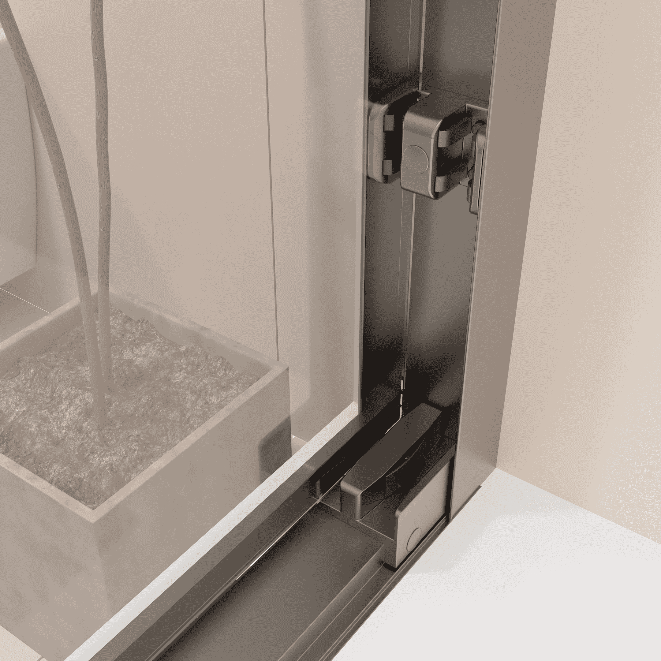 56"-60"W x 58" H  Semi-Frameless Double Sliding Tub Door, Bypass Bathtub Shower, 1/4" (6mm) Thick SGCC Tempered Glass Door,  Matte Black