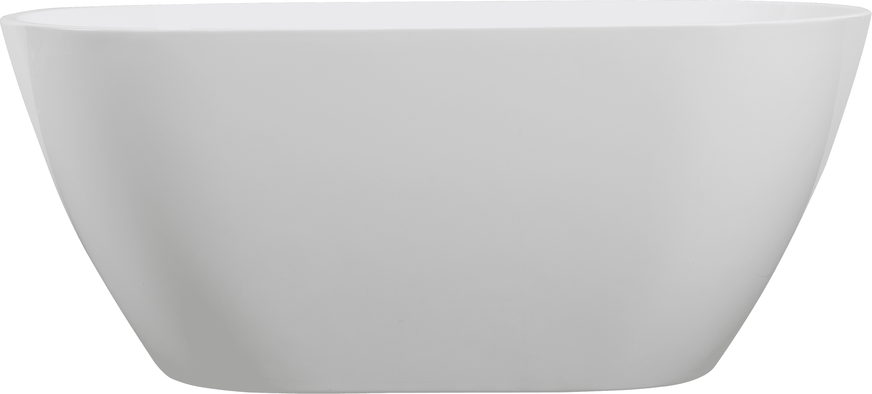 60" Freestanding Acrylic Soaking Bathtub with Chrome Overflow and Drain, Self-leveling Legs Flexible Hose, Easy Installation, Glossy White 24A09-60