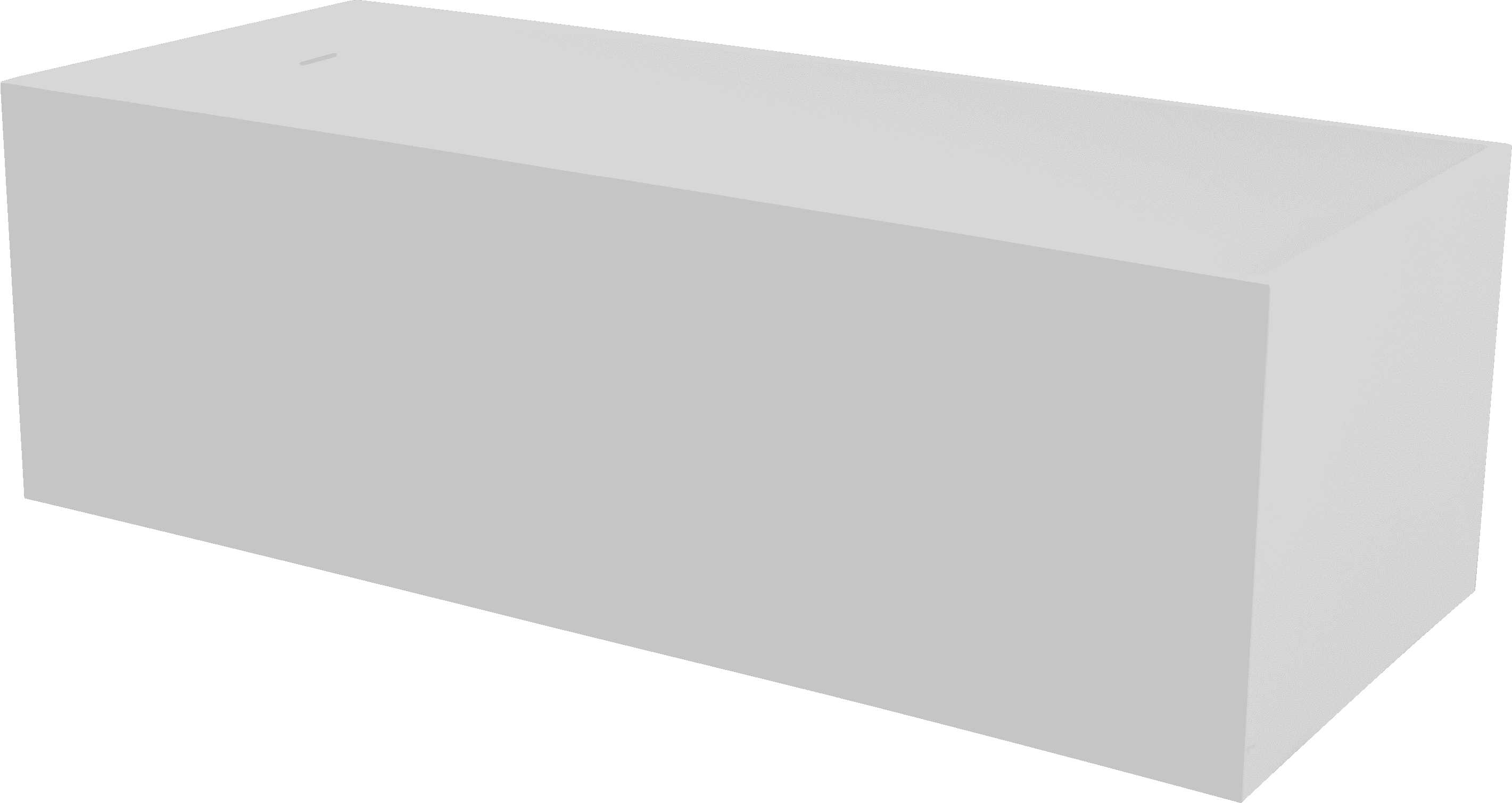 67" Freestanding Solid Surface Bathtub, Stone Resin Freestanding Bath Tub with Overflow and Pop-up Drain, Matte White 24S01-67MW