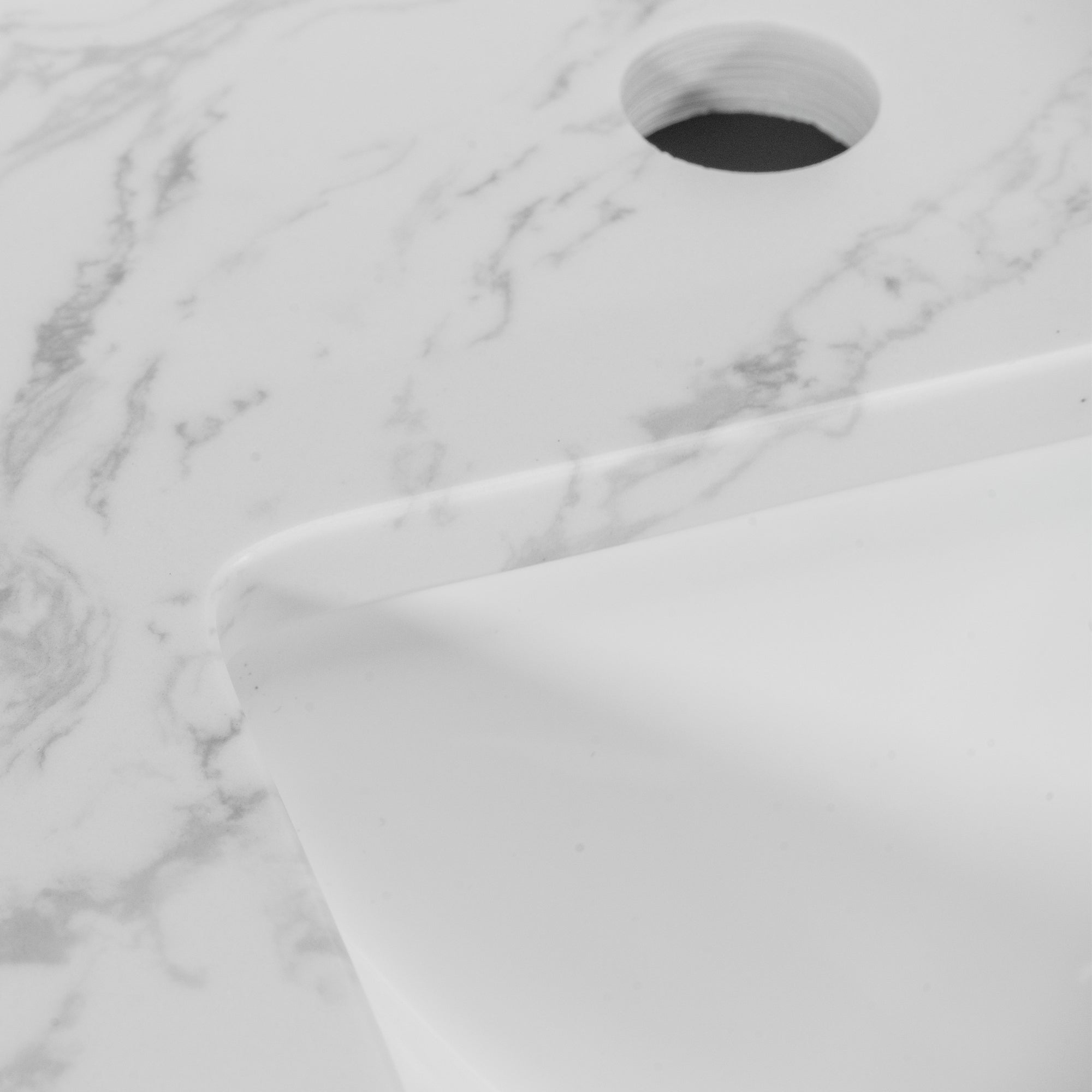 Montary 31inch bathroom vanity top stone carrara white new style tops with rectangle undermount ceramic sink  and back splash with 3 faucet hole  for bathrom cabinet