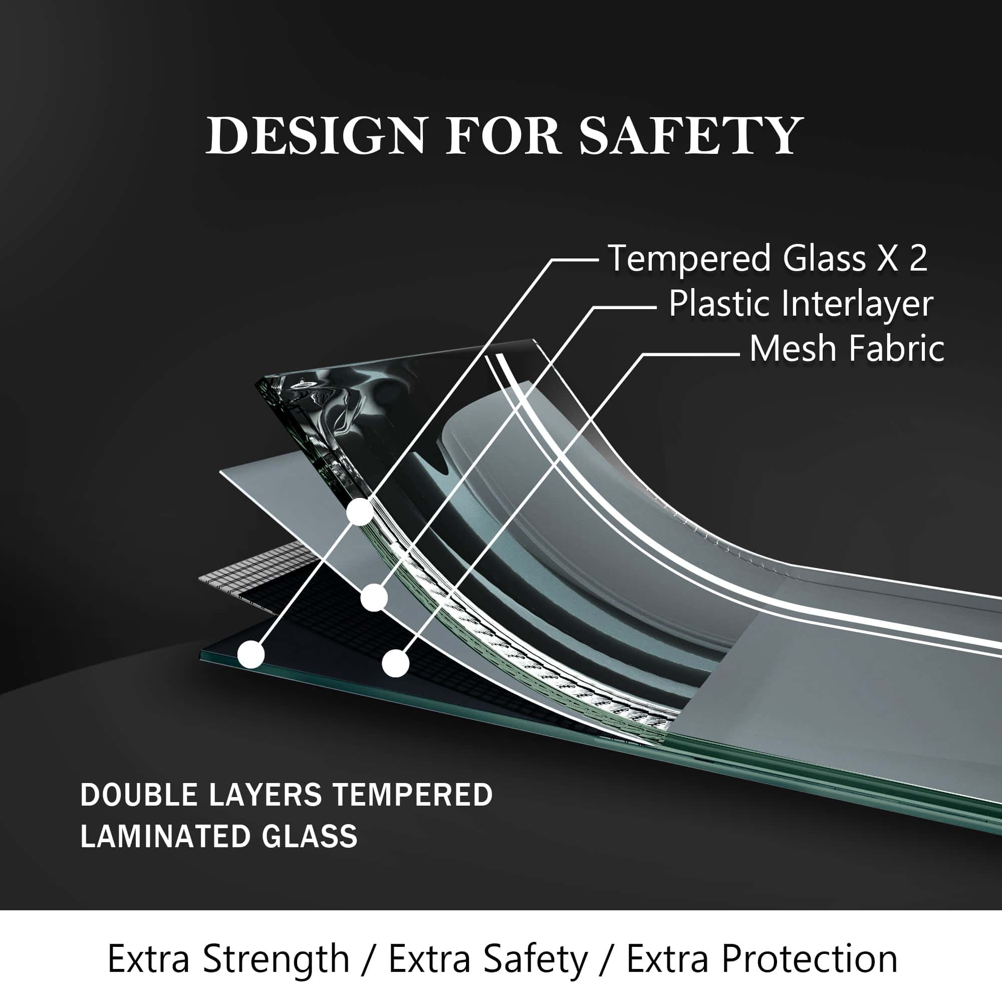 60"W x 76"H Sliding Framed Shower Door in Black Finish with Clear Glass