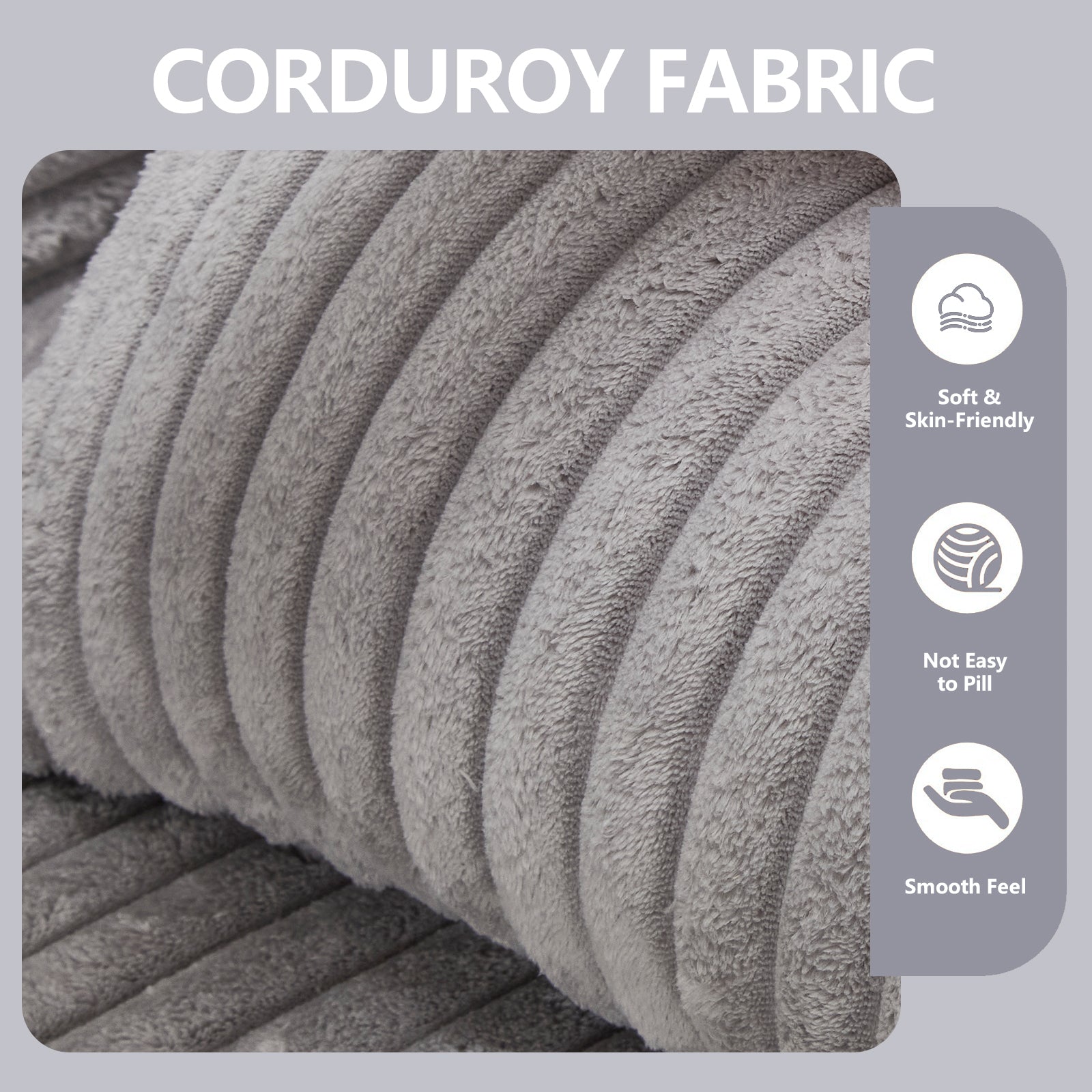 Modern Minimalist Modular Sectional Sofa,  L-Shape Upholstered Cloud Couch with Deep Seats, Right Facing Chaise for Living Room-Light Gray