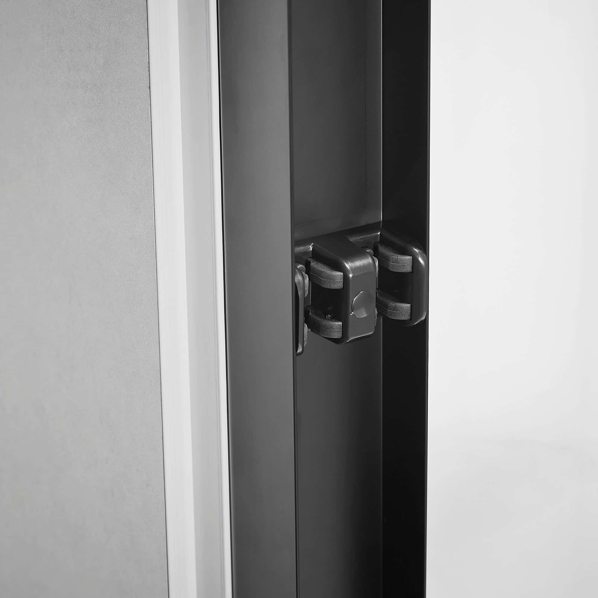 Framed Sliding Shower Door 56"-60"W x 75"H, Bypass Double Sliding Glass Door with 1/4"(6mm) Clear Glass, Matte Black Finish