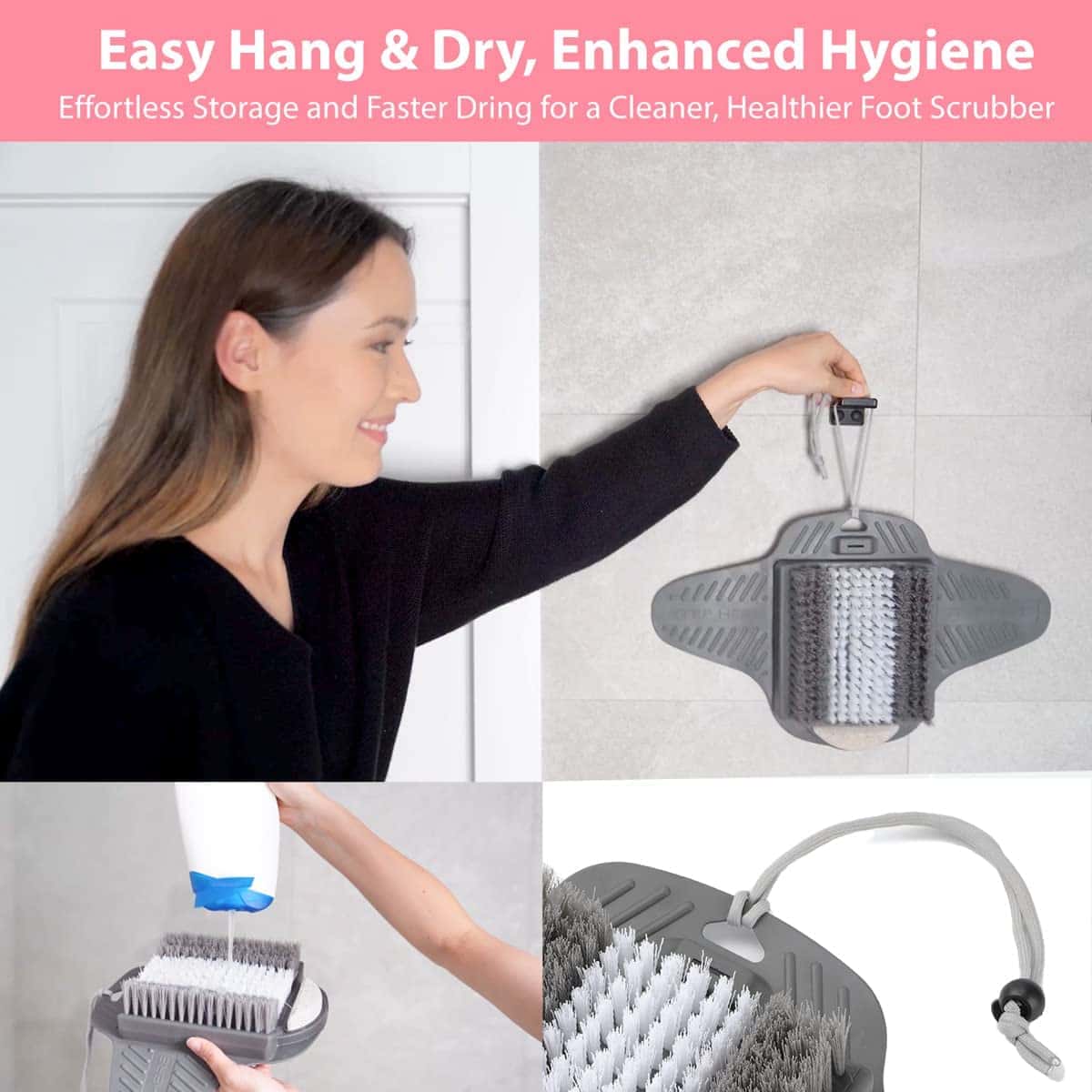 Efforest Shower Foot Scrubber