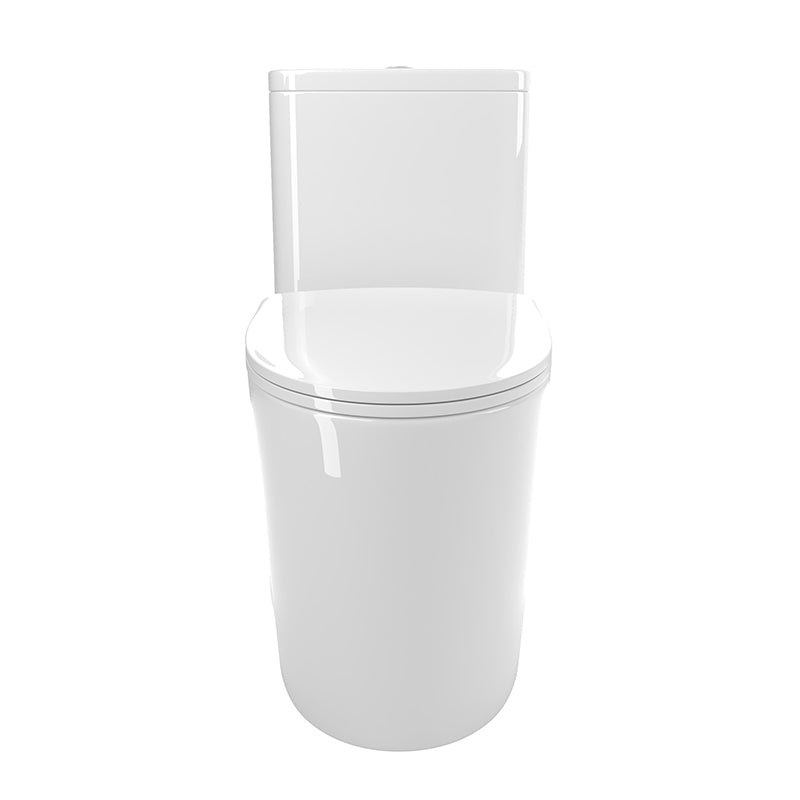 1.1/1.6 GPF Elongated Comfort Height Floor Mounted One-Piece Toilet ,  CUPC Certified, WaterSense Cetified, Ceramic, White Color, Soft Close Seat, T036WT