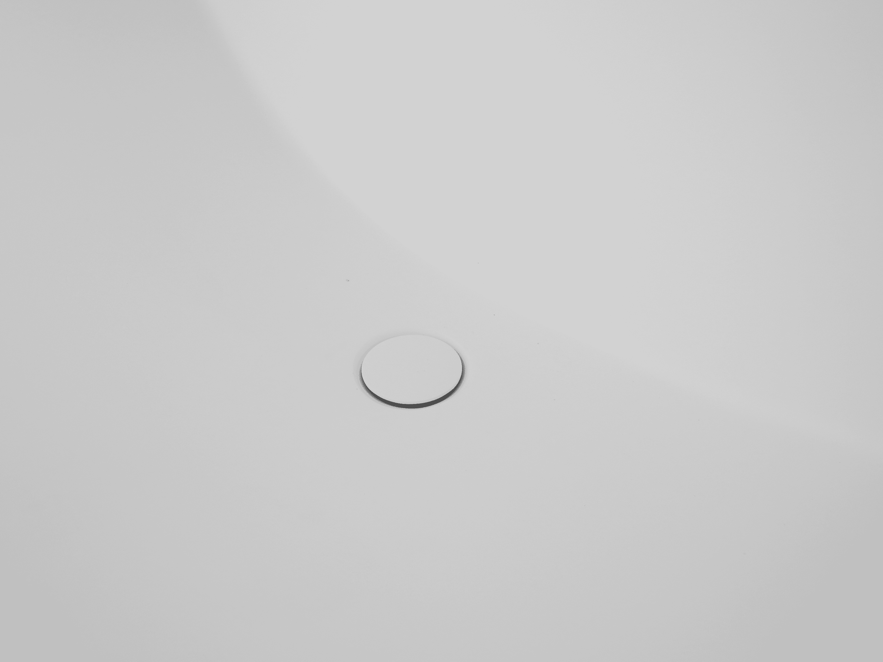 67" Freestanding Solid Surface Bathtub, Stone Resin Freestanding Bath Tub with Overflow and Pop-up Drain, Matte White 24S01-67MW