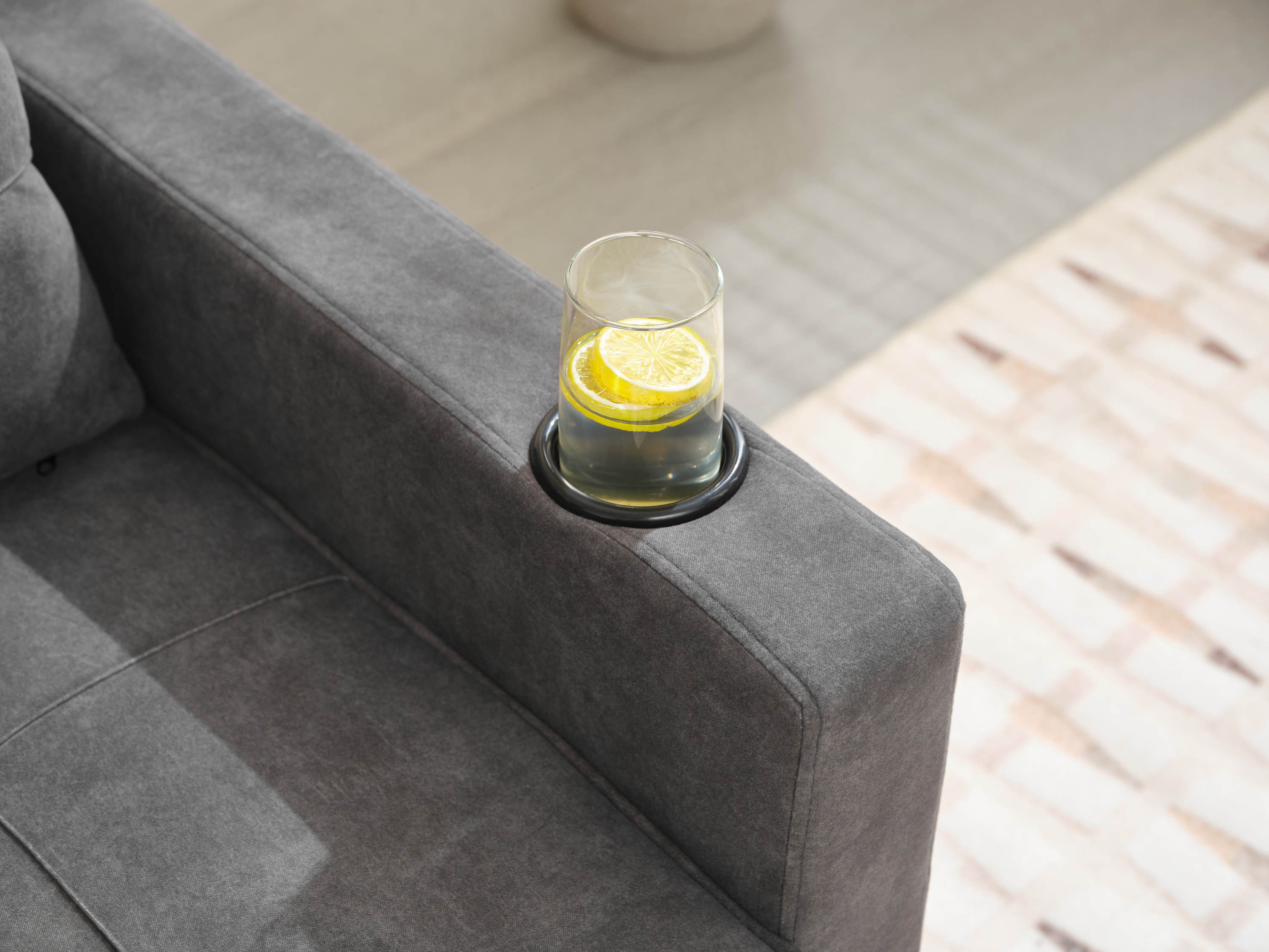 Futon Chair Bed Convertible Chair 3-in-1 Pull Out Sleeper Chair Beds with USB Ports,Wear-resistant and Anti-scratch, Armchair Bed Sleeper for Living Room (Dark Grey Scratch Cloth)