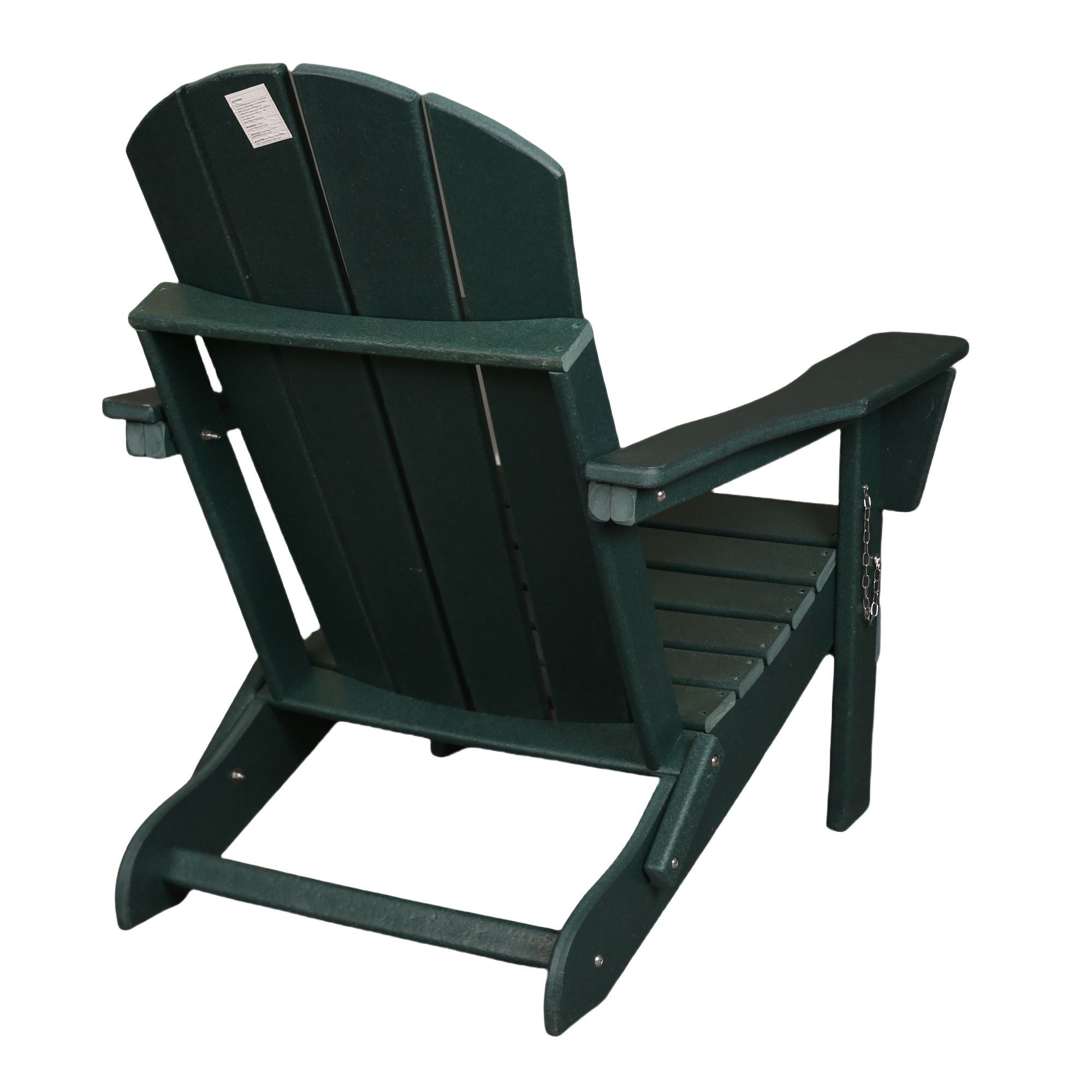 Folding Adirondack Chair, Relaxing Stackable Arm Rest Ergonomic HDPE All-Weather Adirondack Chair