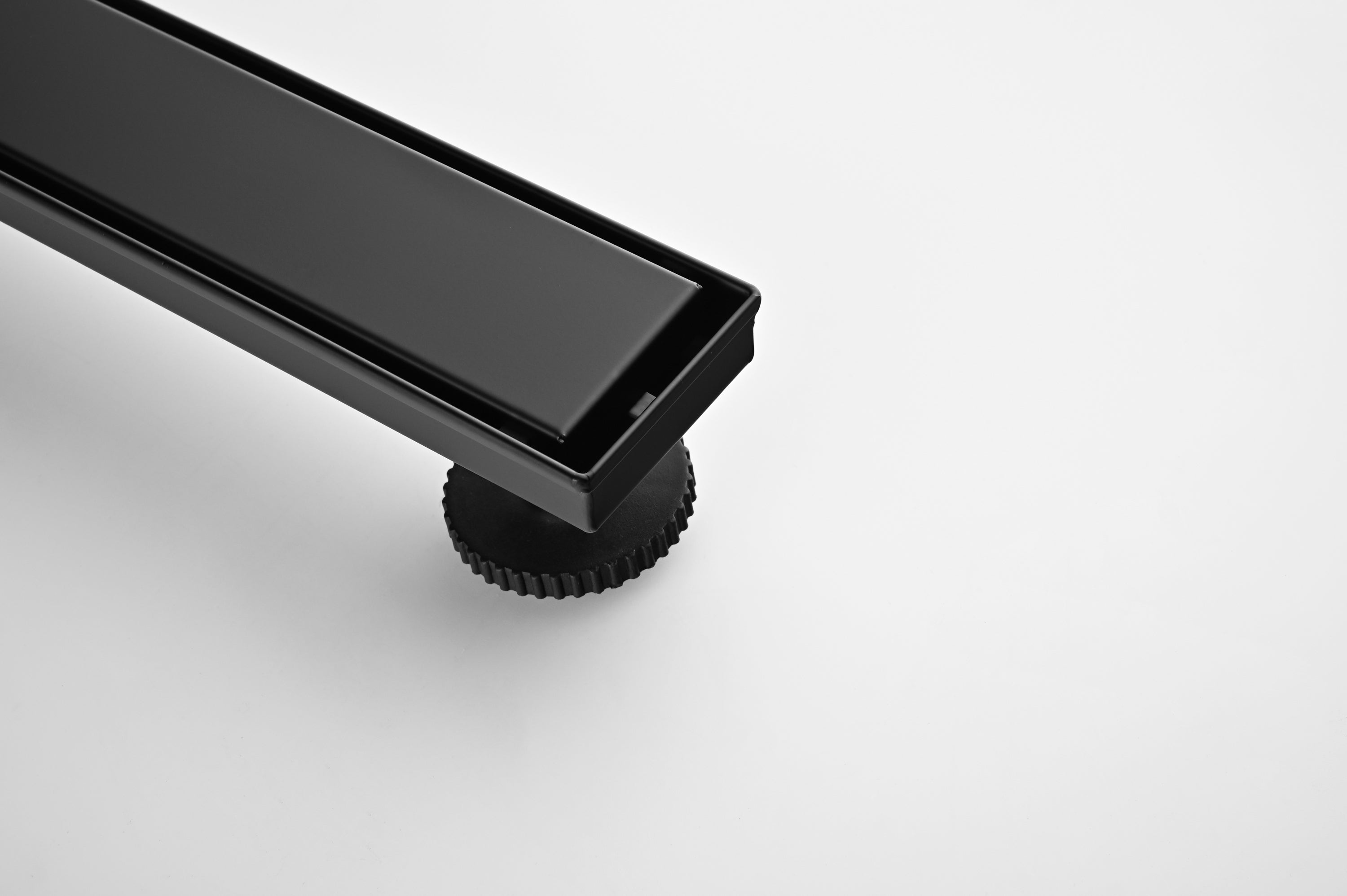 24 Inches Linear Shower Drain with Removable Cover, 304 Stainless Shower Drain Included Hair Strainer and Leveling Feet