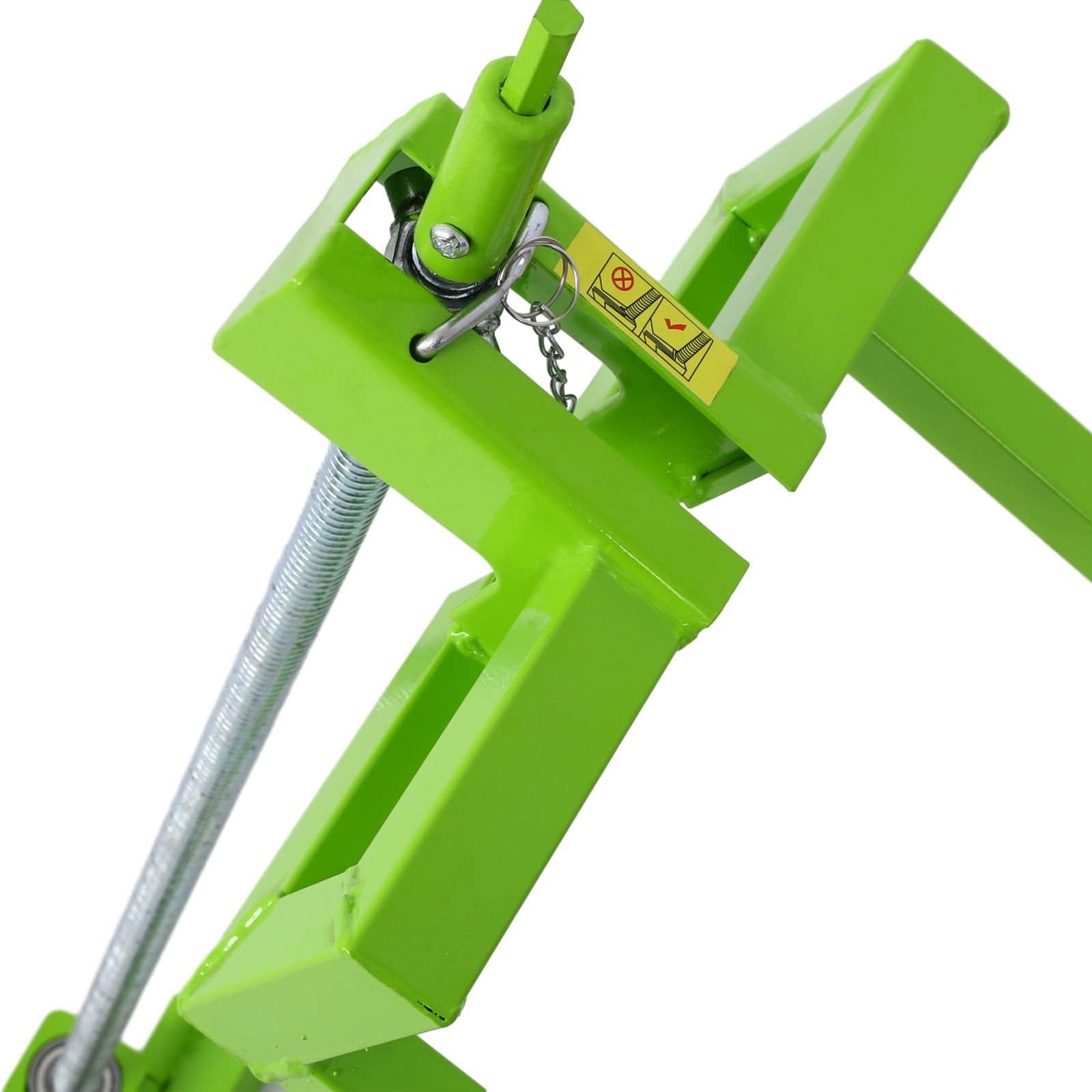 Easy Lawn Mower Lift for Riding Tractors , 800 Lbs Capacity Lawn Tractor Lifter, Ride-on Mower, Cleaning Aid, Universal, Lawn Tractor Lift, Lawn Tractor + 45° Tilt Adjustable, green