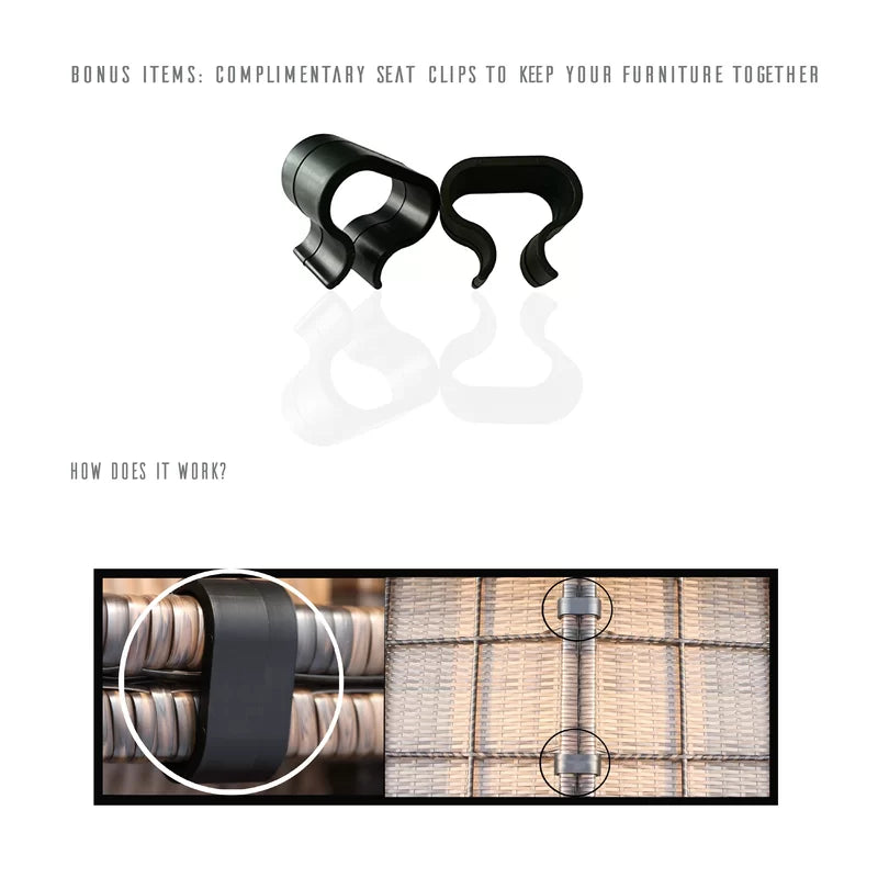 Pre-Assembled 7-Piece Rattan Sectional: Easy Outdoor Living