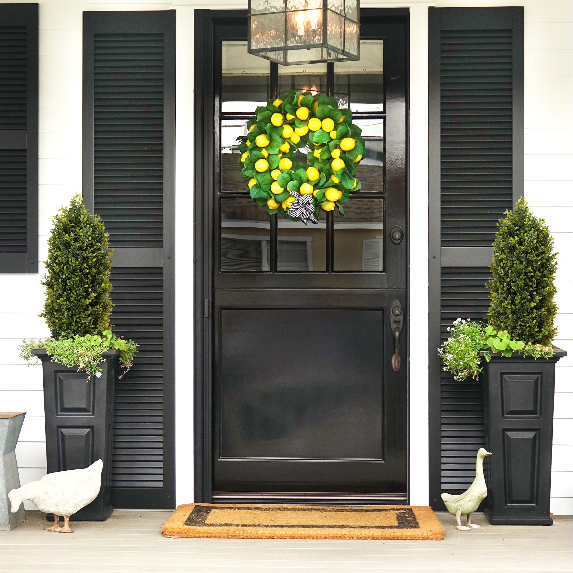 Landscaping Modern Hawaii Plants Indoor Tree Artificial Green big Plants Home Tree Pots Garden 2pcs/set