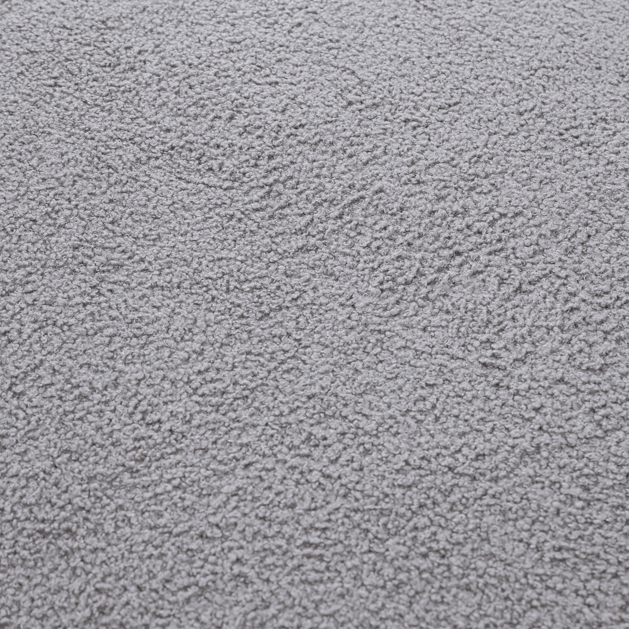 Modern  L shape boucle Sofa with curved seat (facing left)