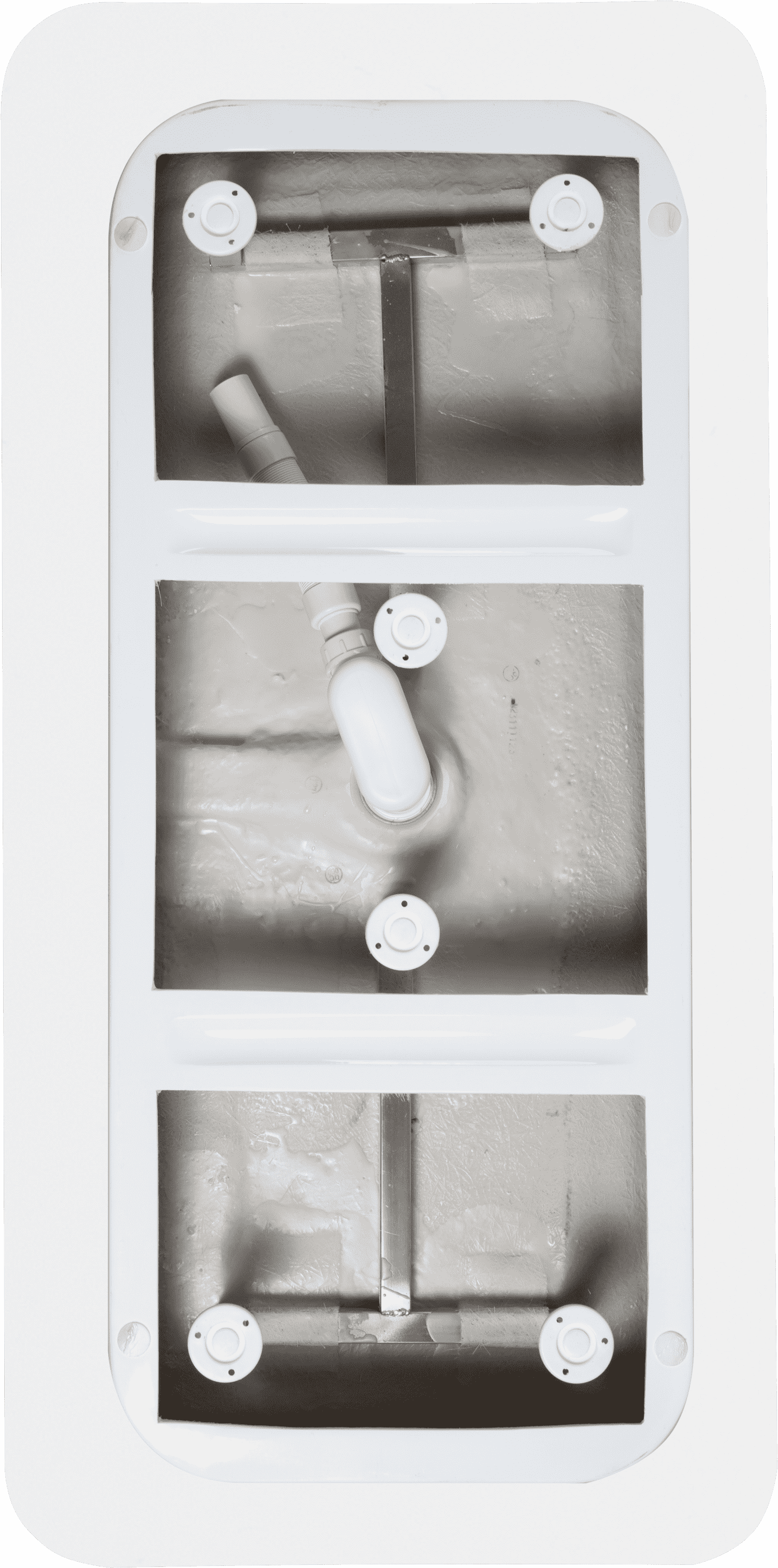 67"L x 30"W Acrylic Rectangular Freestanding Bathtub, Contemporary Soaking White Tub with Brushed Nickel Overflow and Pop-up Drain, cUPC Certified, Glossy White YY032-168-66-W-S