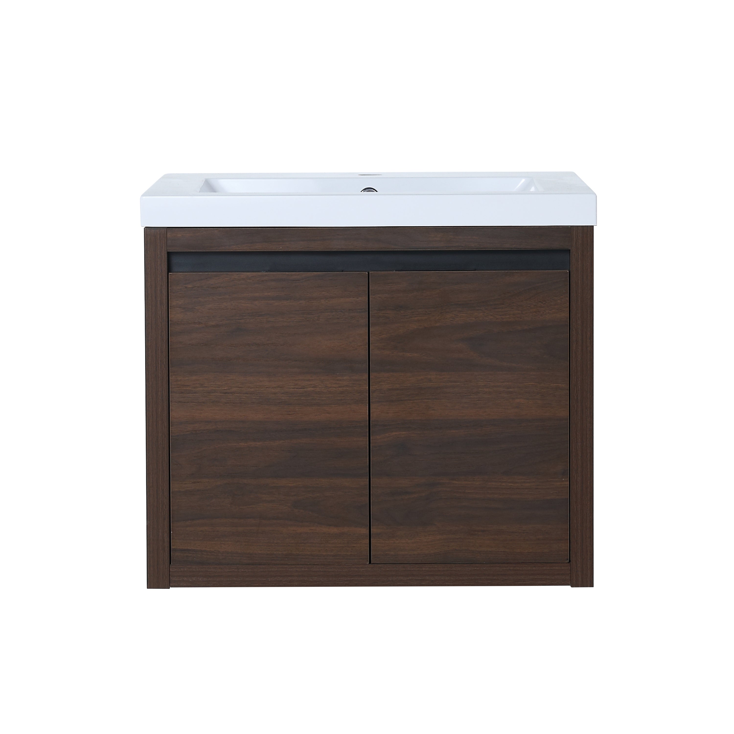 Bathroom Cabinet With Sink,Soft Close Doors,Float Mounting Design,24 Inch For Small Bathroom,24x18(KD-Packing),W128650530