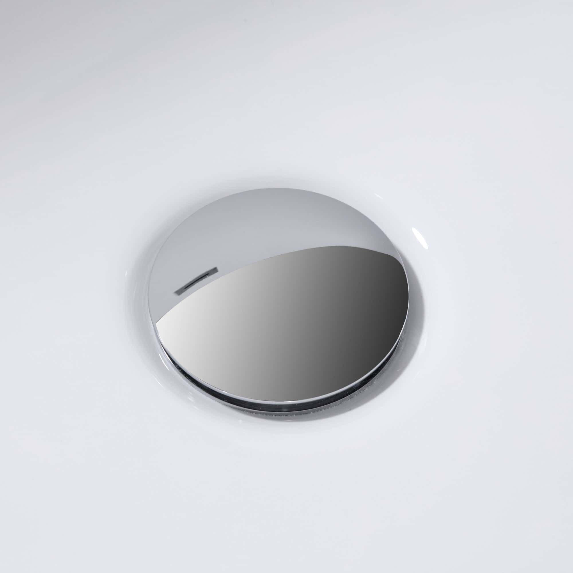 67" Acrylic Freestanding Bathtub with Unique Pleated Design: Spacious Oval Shape, Gloss Black Finish, Chrome Overflow & Pop-Up Drain