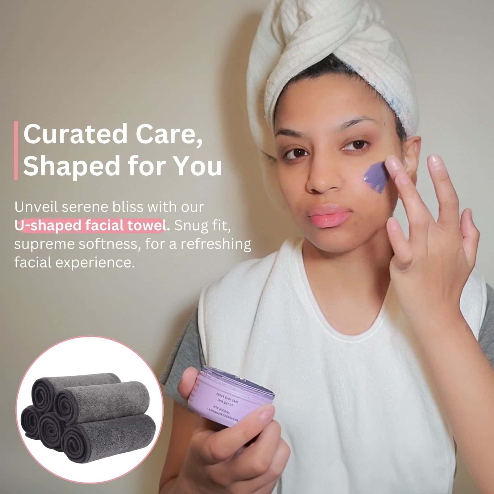 Efforest Facial Towels for Estheticians Soft, spa Towels for FacialMassage Towels spa, Facial Towels for face, Professional Esthetician Equipment, Microfiber Facial Towels