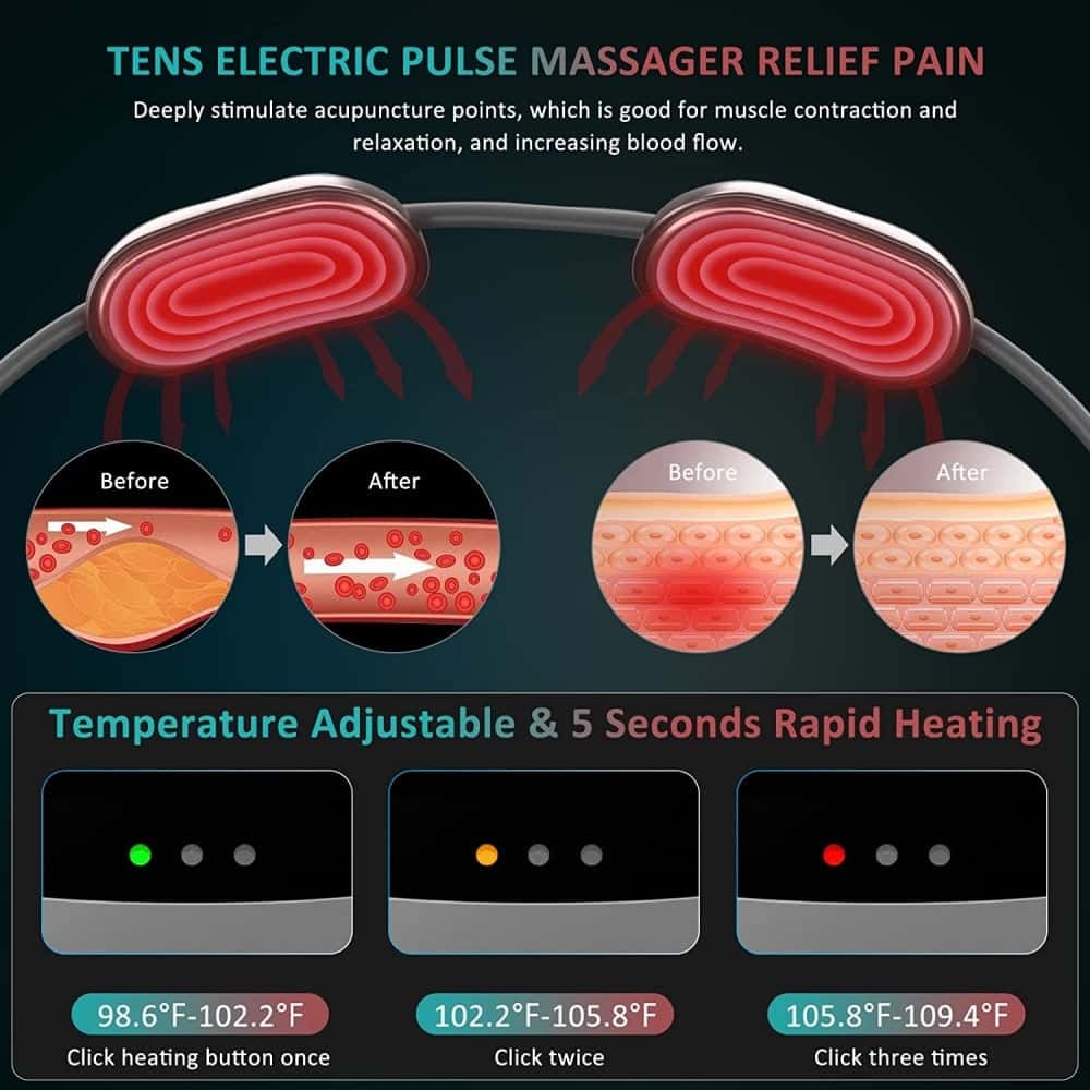 Hanging Cervical Spine Massager Mini Pulse Shoulder Massage