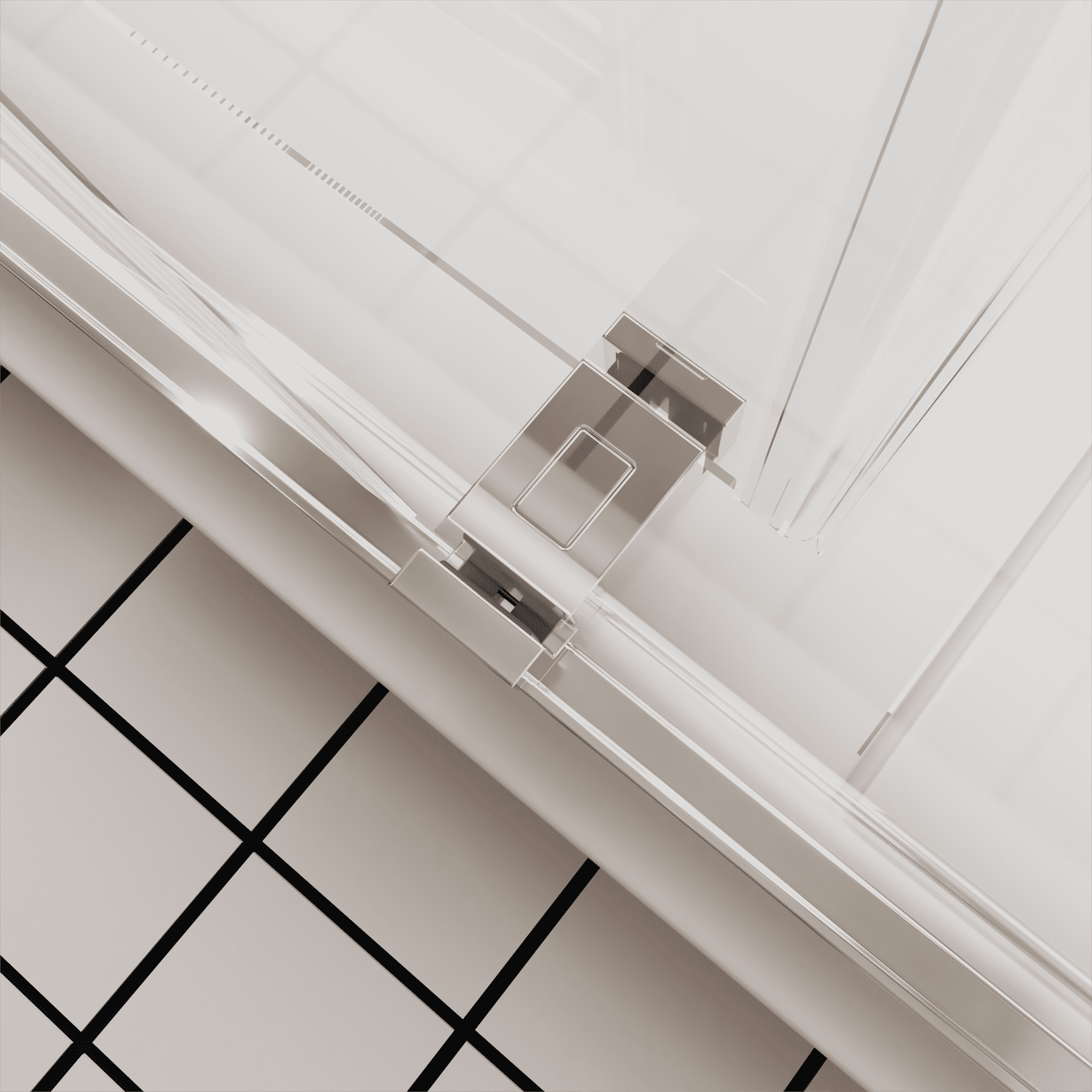 68-72"W x 76"H Frameless Double Sliding Soft-Close Shower Door, 3/8 inches (10mm) Thick SGCC Tempered Glass Door, Chrome