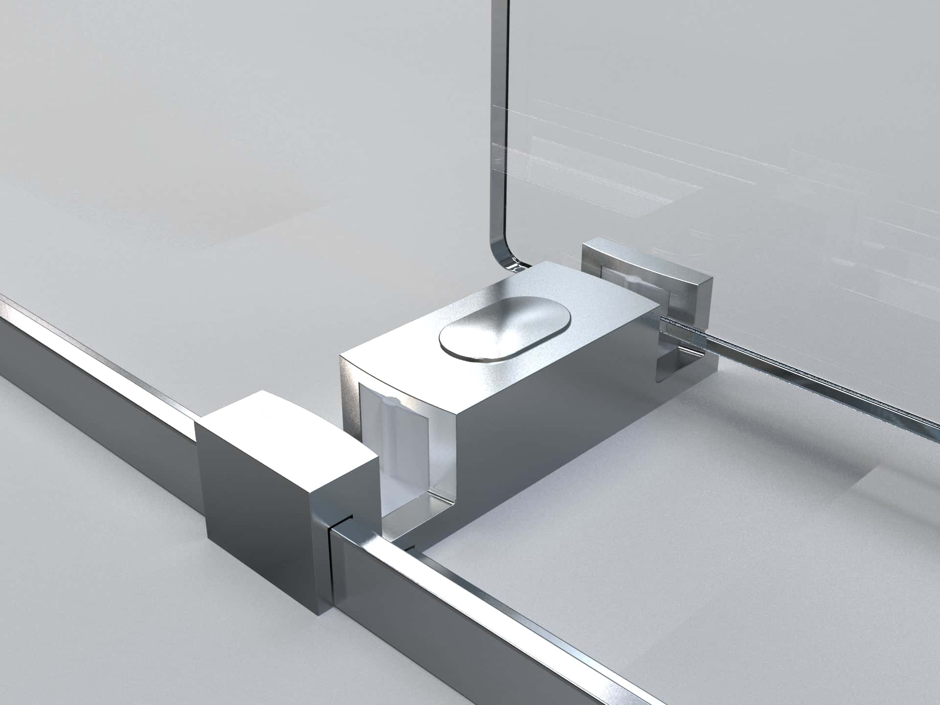 56-60"W x 76"H Double Sliding Frameless Soft-Close Shower Door, Premium 3/8 Inch (10mm) Thick Tampered Glass and Easy-cleaning Coating in Chrome 23D02-60C