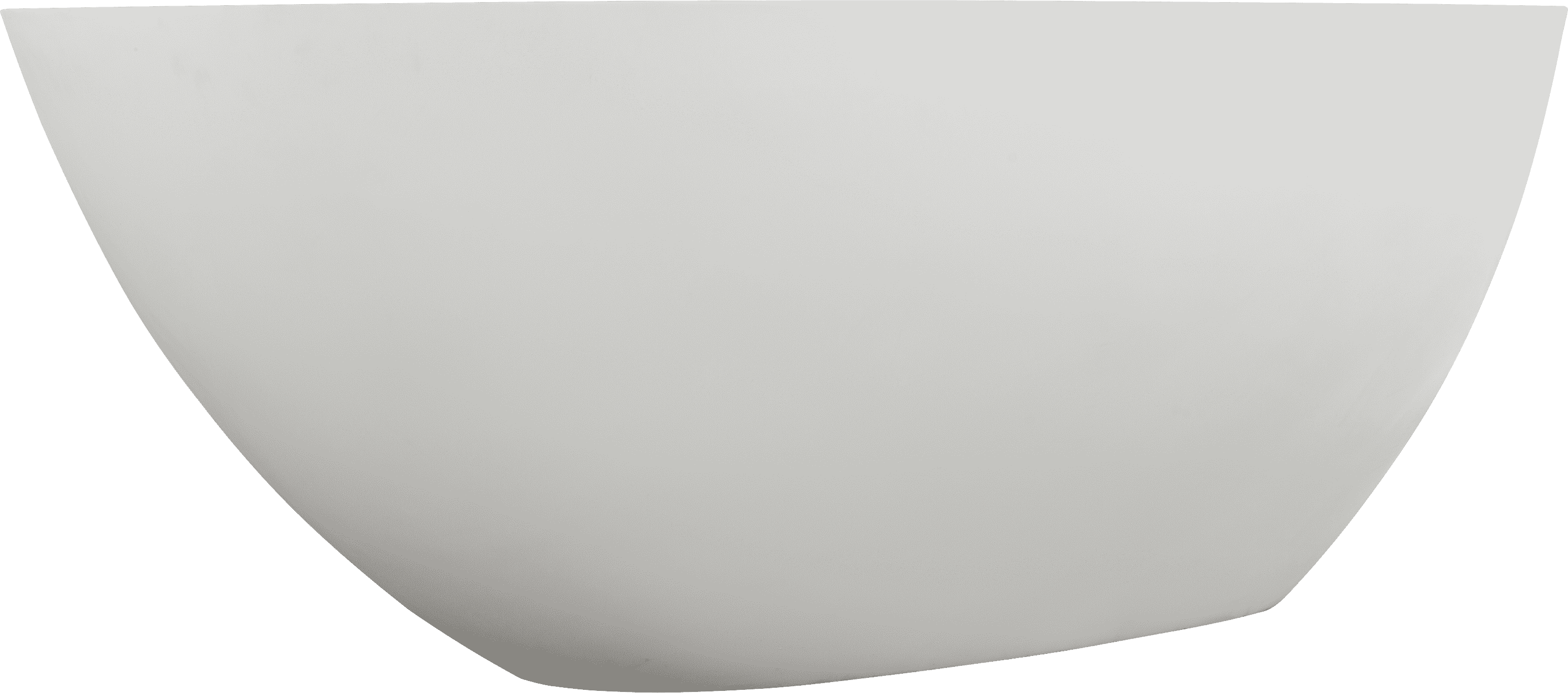 59" Freestanding Solid Surface Bathtub, Luxury Handcrafted Stone Resin Freestanding Soaking Bathtub with Overflow and Pop-up Drain, Matte White 24S02-59MW