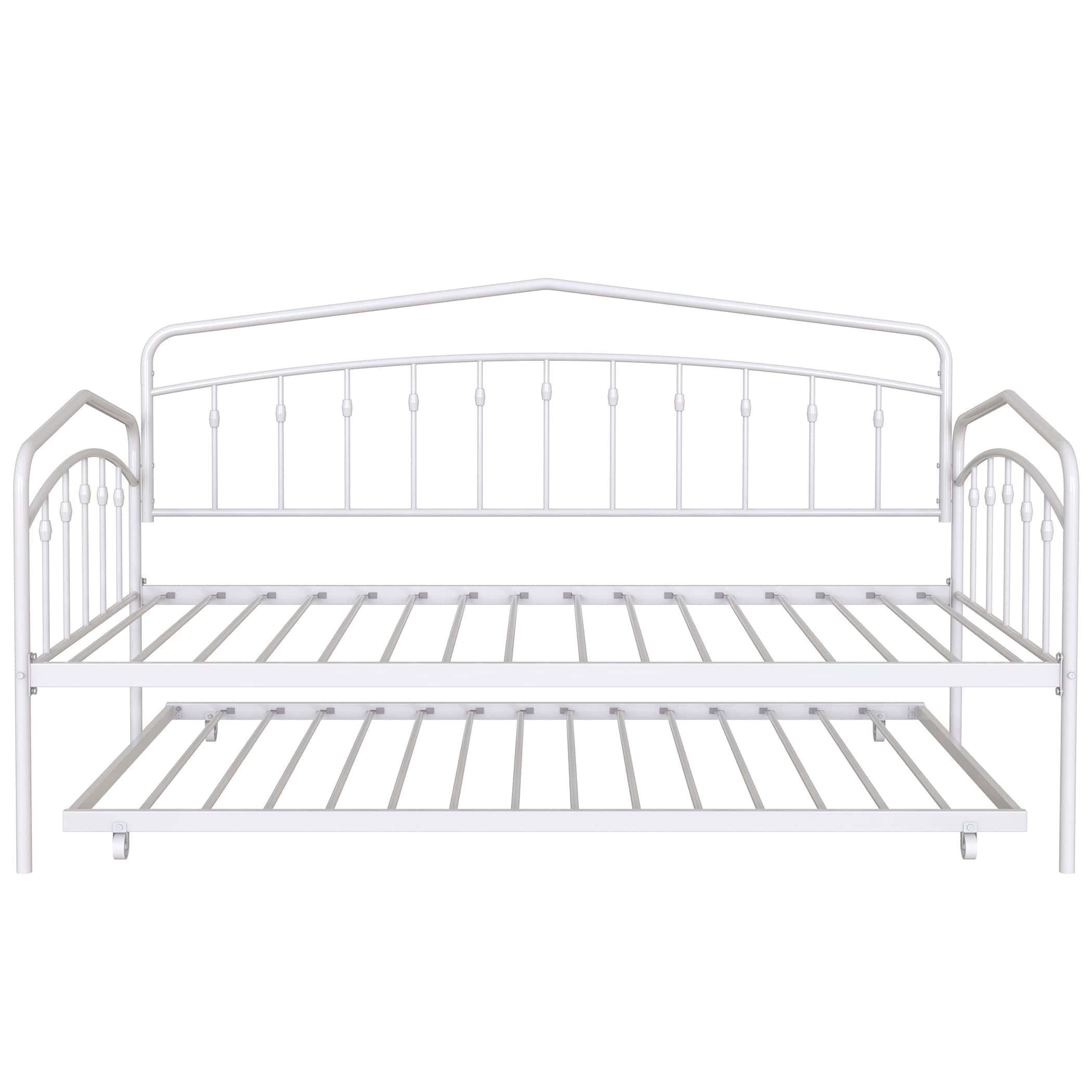 Fox Twin Daybed with Twin Trundle, White