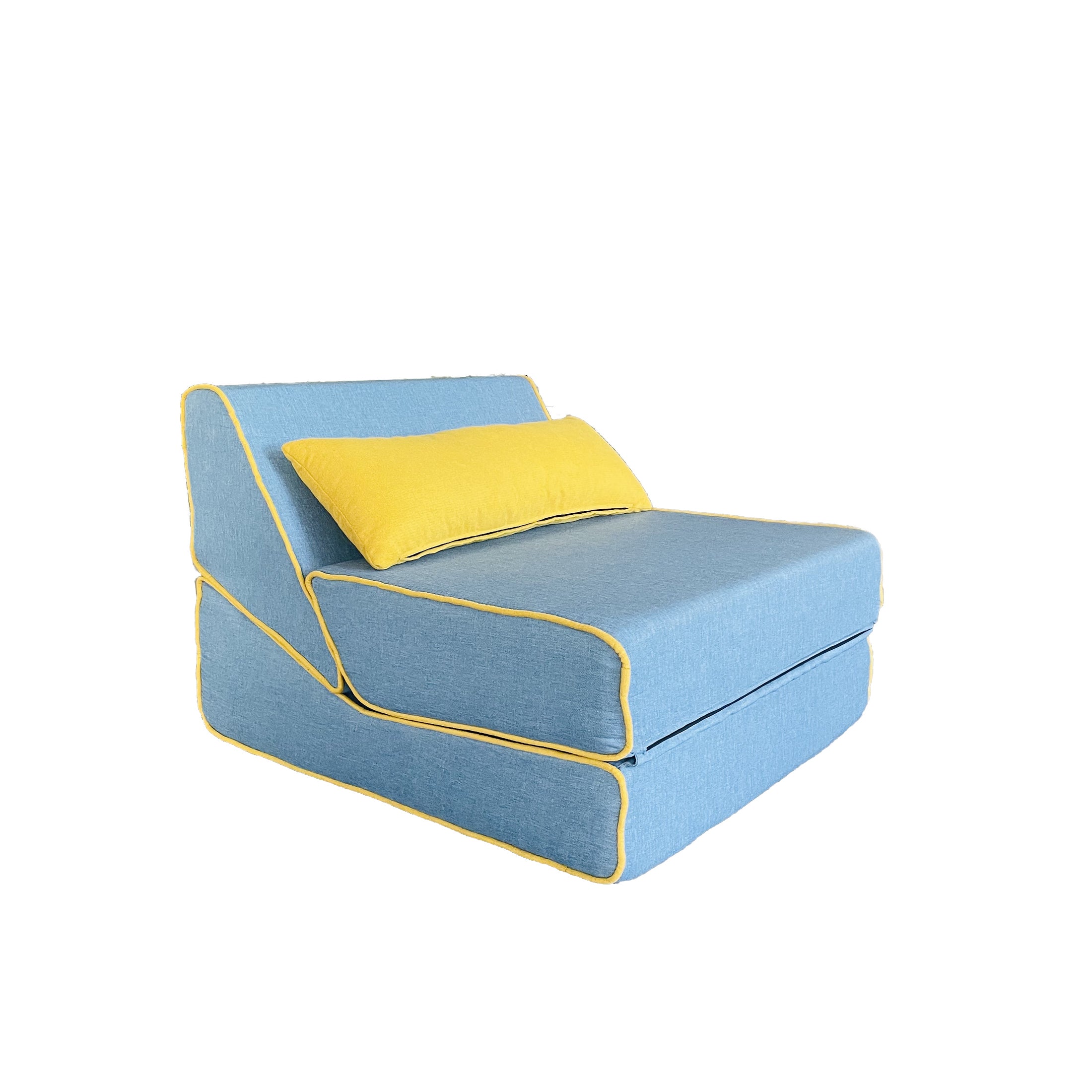 Three in one folding sofa, convertible bed, easy to carry outdoors, suitable for living room, bedroom, lounge, outdoor