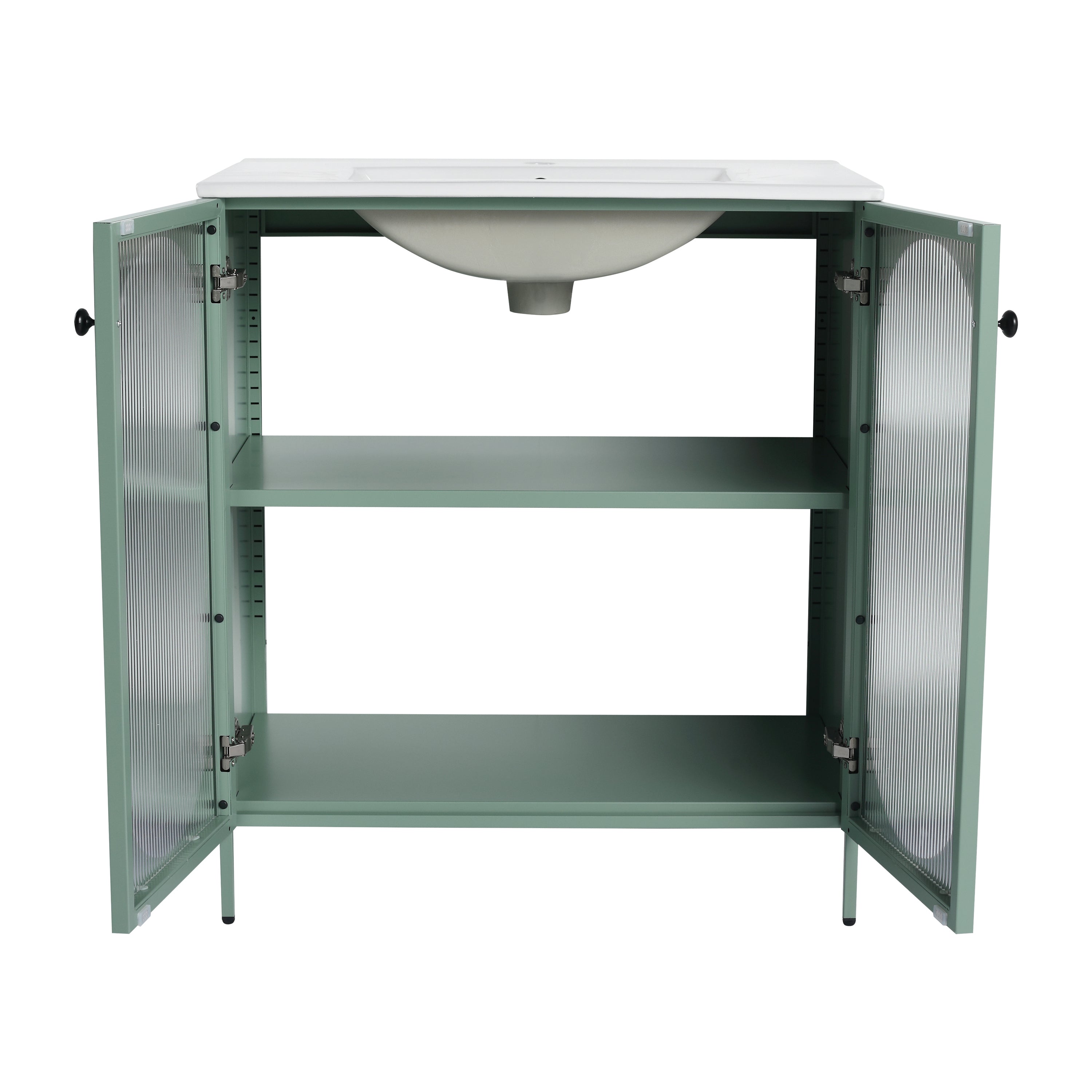 30 Inch Freestanding Bathroom Vanity With Ceramic SInk