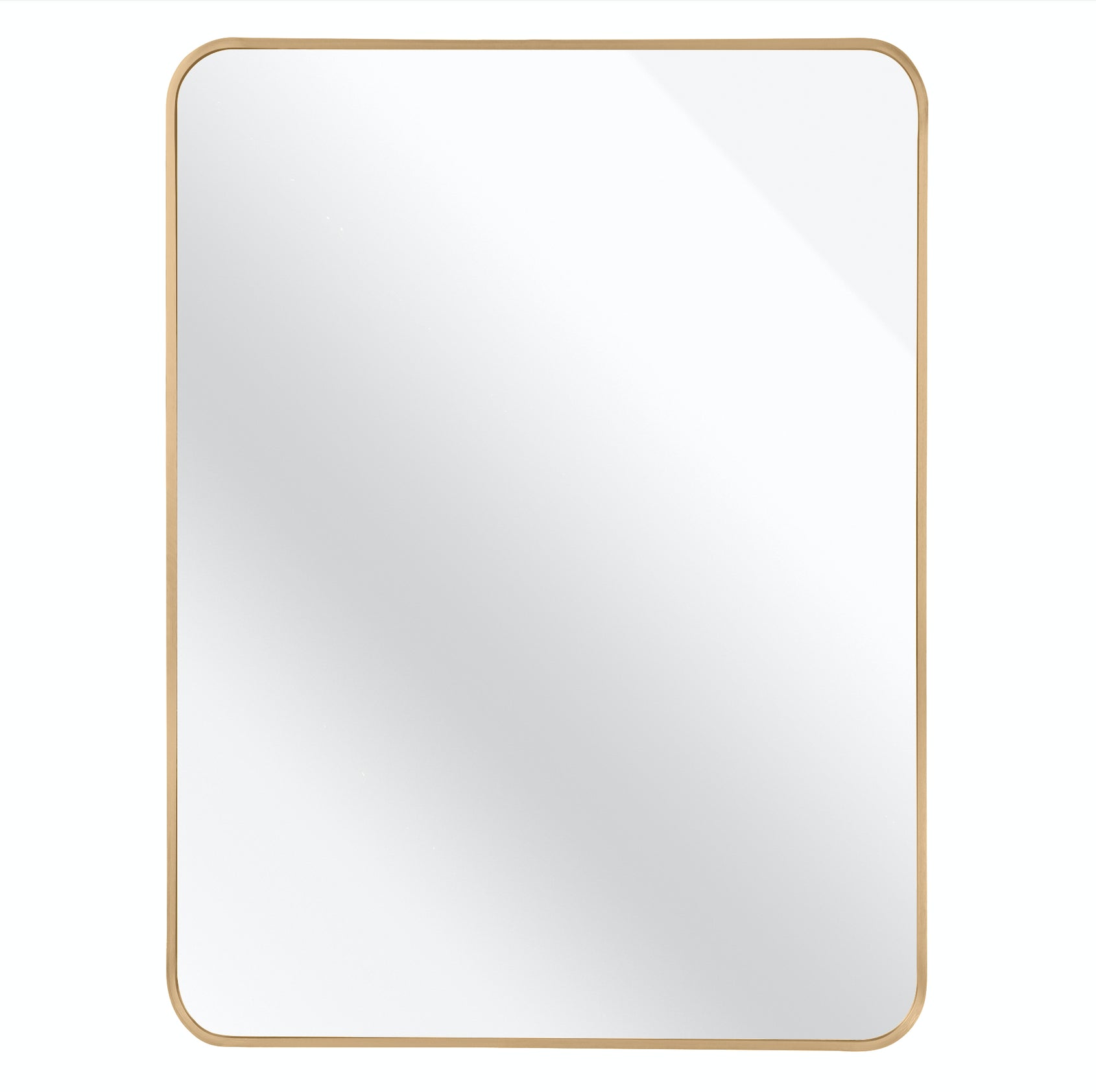 Gold 30 "x40" Rectangular Bathroom Wall Mirror