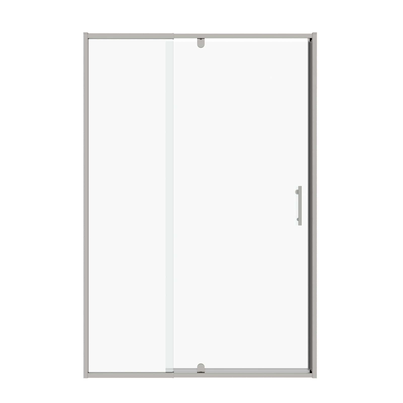 38-42" W x 71" H Pivot Swing Glass Shower Door, Pivot Frame Sliding Shower Door with 1/4"(6mm) Clear SGCC Tempered Glass
