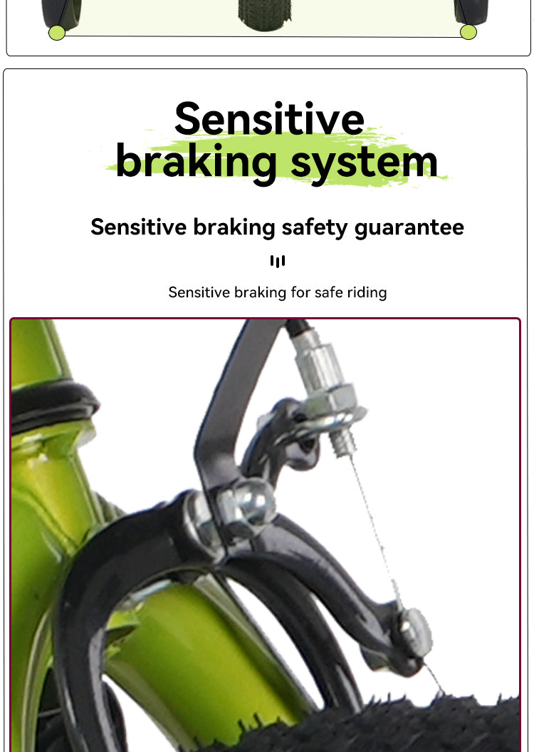 FKZNPJ 18 inch sporty kids bike with training wheels and stand Adjustable saddle Suitable for boys and girls aged 5-10 years tall Height 45-57 inches Available in a variety of colors