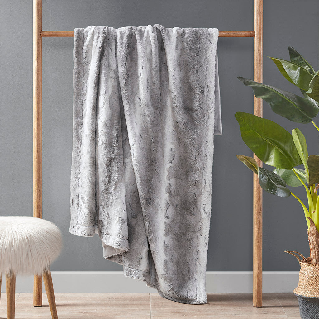 Oversized Faux Fur Throw