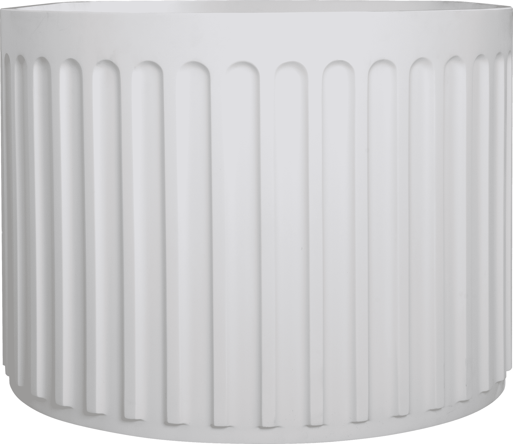 67" Luxury Handcrafted Stone Resin Freestanding Soaking Bathtub with Overflow in Matte White, cUPC Certified - 23S13-67