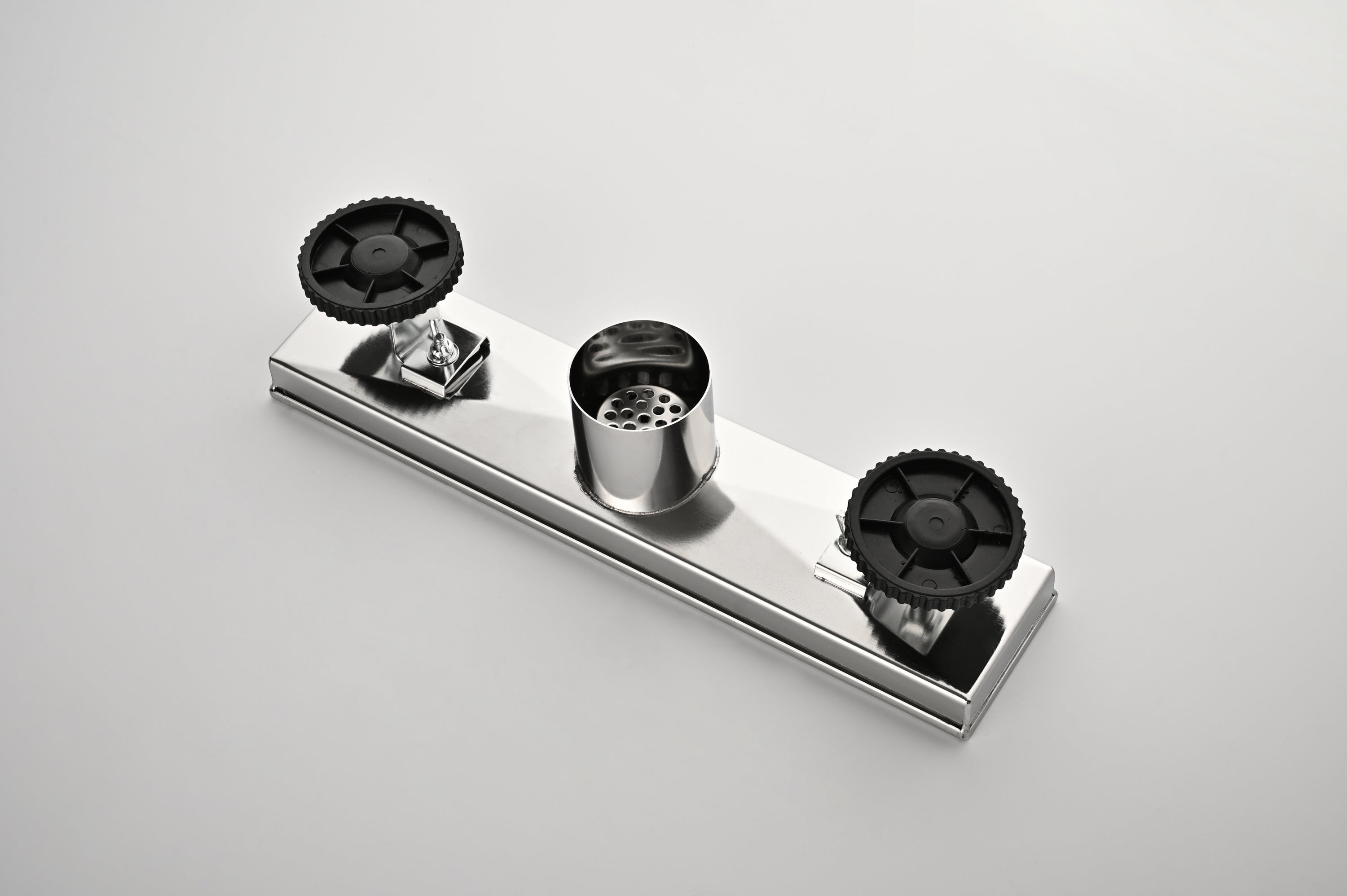 12 Inches Linear Shower Drain, Included Hair Strainer and Leveling Feet, Flange