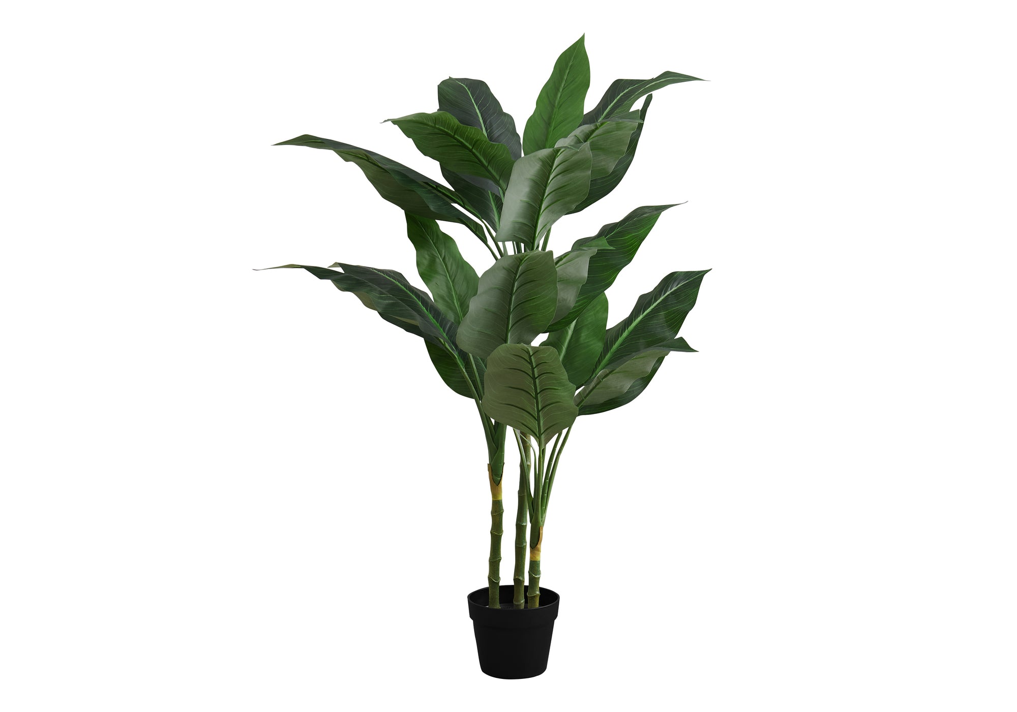 Artificial Plant, 42" Tall, Evergreen Tree, Indoor, Faux, Fake, Floor, Greenery, Potted, Decorative, Green Leaves, Black Pot